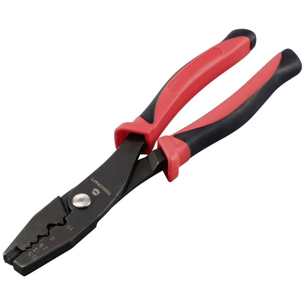 TOOLCRAFT Crimpzange Presszange Aderendhülsen 0.5 bis 16 mm² TO-9658962