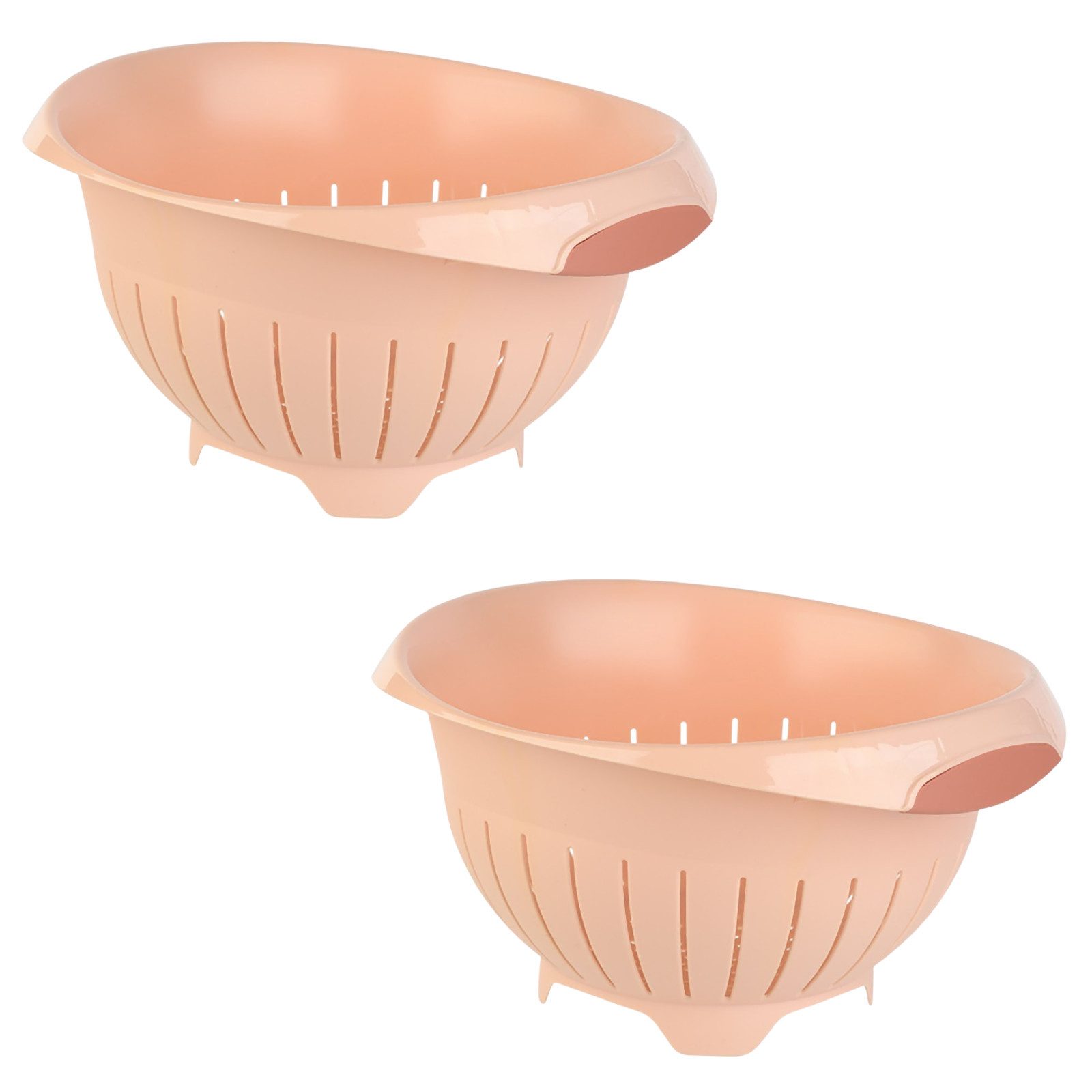 Engelland Nudelsieb Abtropfsieb, Seiher, Kunststoff, (Vorteils-Set, 2-St., Ø 24,5 cm), spülmaschinengeeignet, BPA-frei, lebensmittelecht