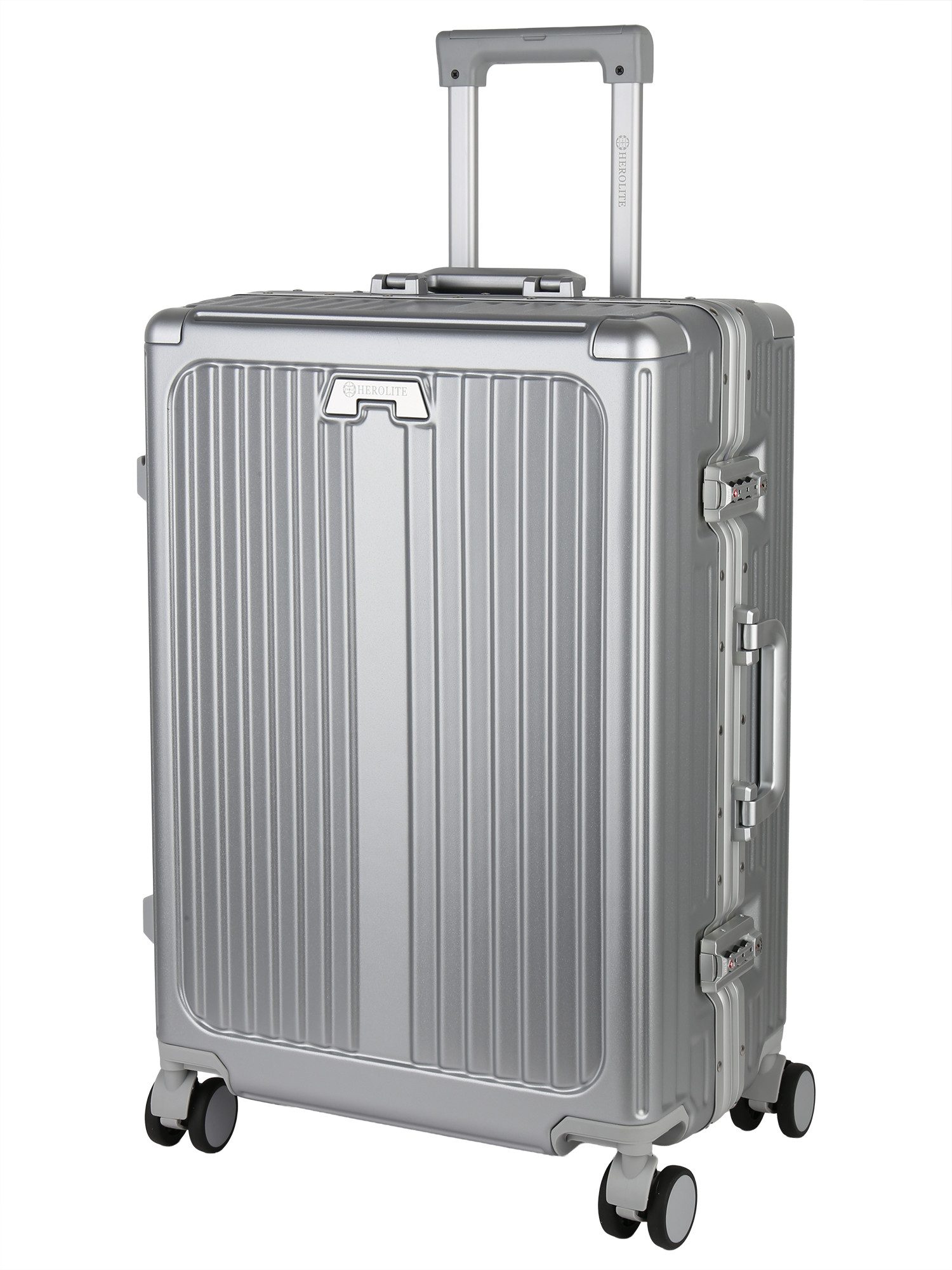 VAN HILL Hartschalen-Trolley 842209, 4 Rollen, Herolite Hartschalen-Trolley mit TSA-Schloss & 4 Doppelrollen