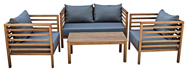 Gardissimo Gartenlounge-Set Samoa Lounge / Gartenmöbelset / Outdoor / Möbel / Akazie / Holz, UV-beständig