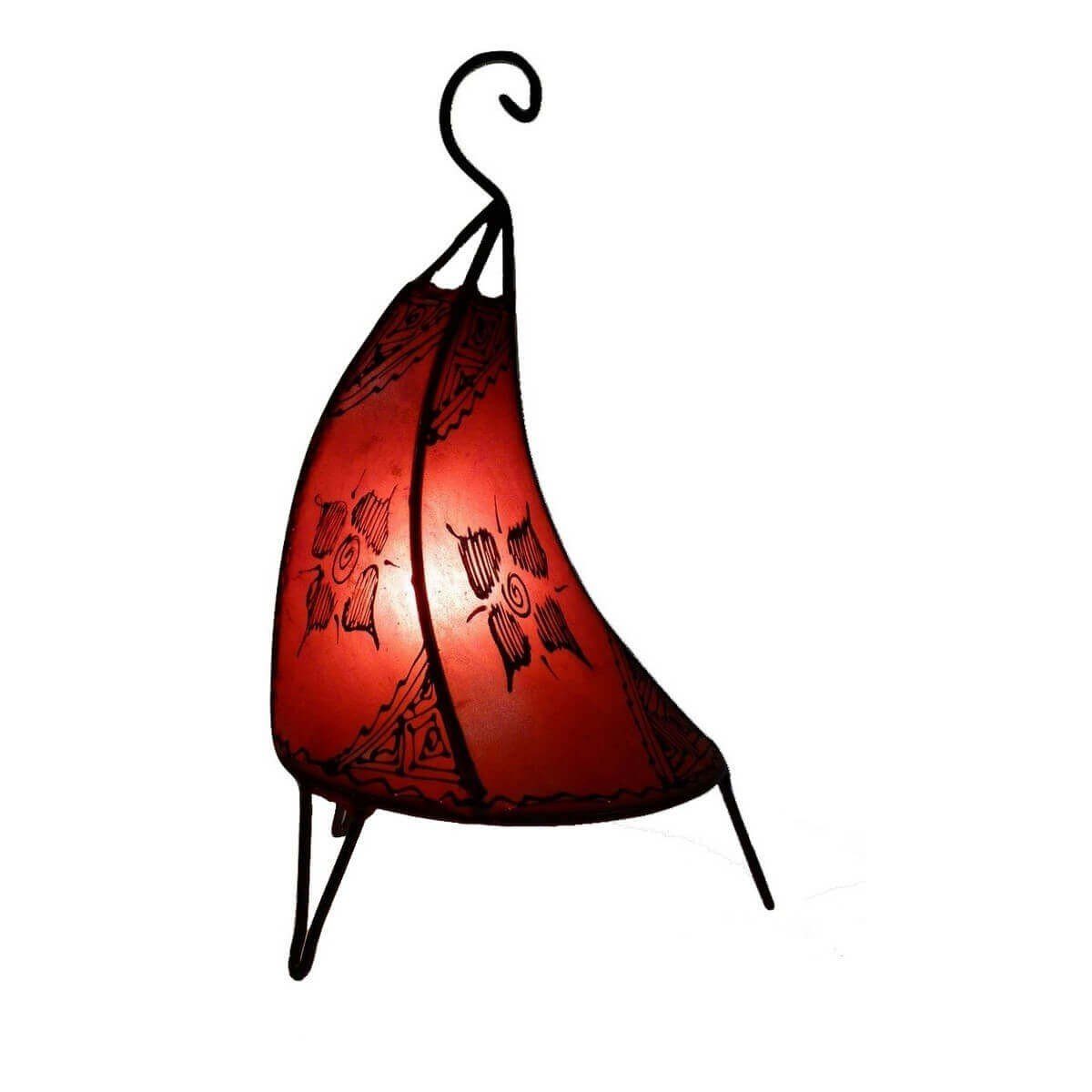 SIMANDRA Stehlampe Leuchtmittel, cm, Tissir Ambilight, ohne 35-38 Orient Rot Handgefertigt Warmweiß,