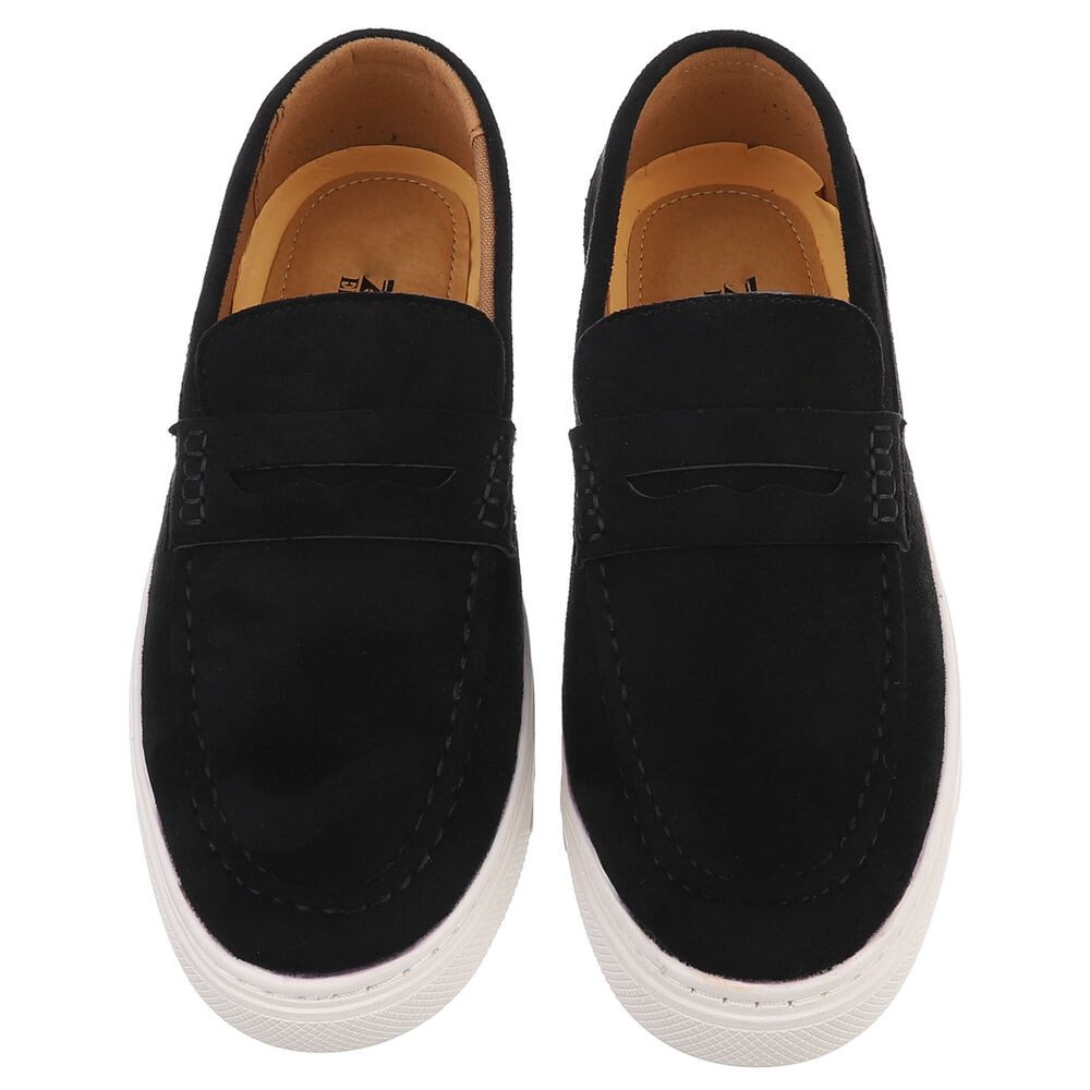 Coolwalk Herren Slip-On Mokassin-Slipper mit Komfortsohle Slipper (91563694) Flach Slipper in Schwarz – Bild 4 von 5