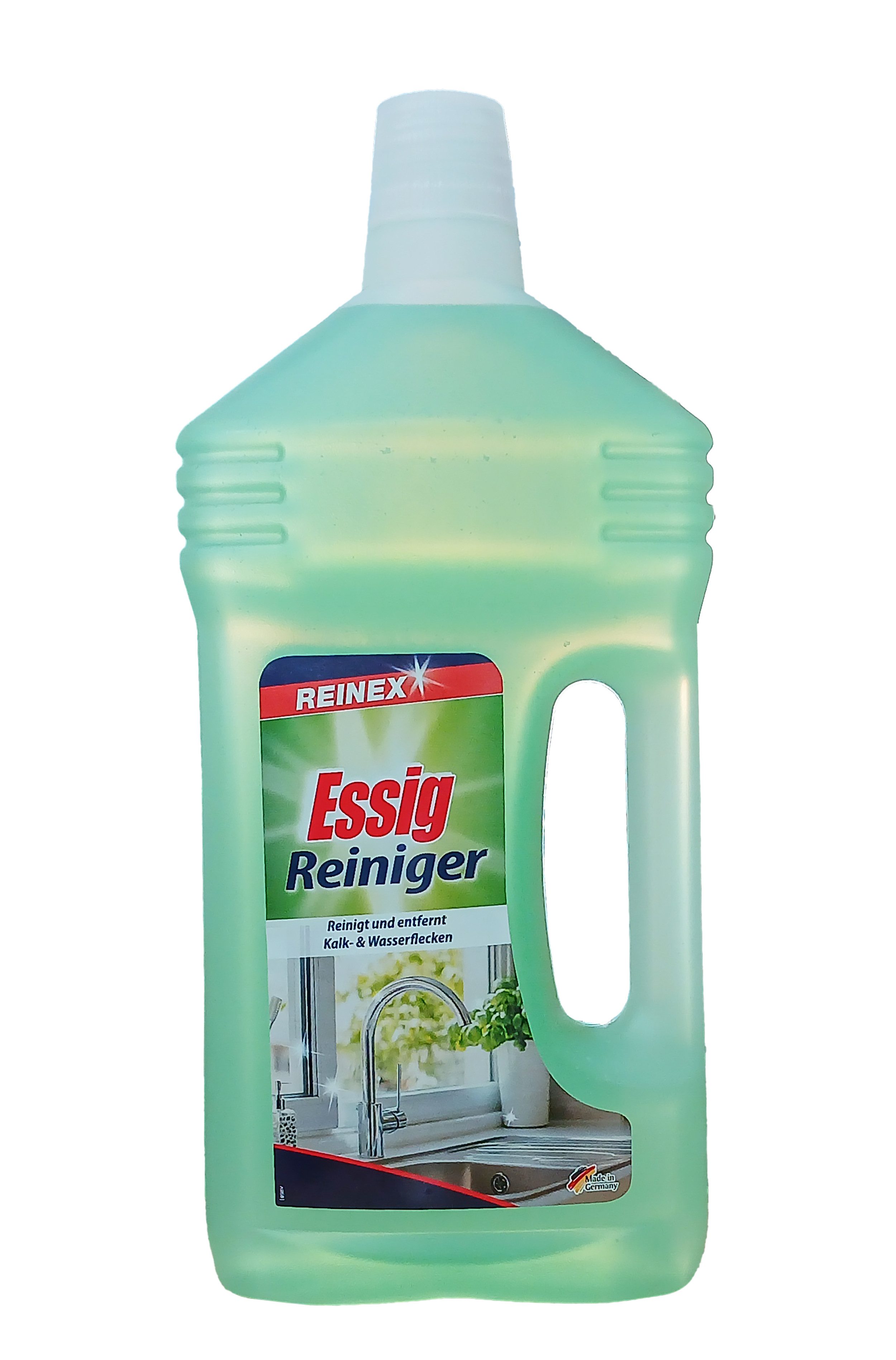 Reinex ESSIGREINIGER 1L Universalreiniger Allzweckreiniger Kalklöser 24 Essigreiniger (Haushaltsreiniger Essig Reiniger für Küche & Bad)