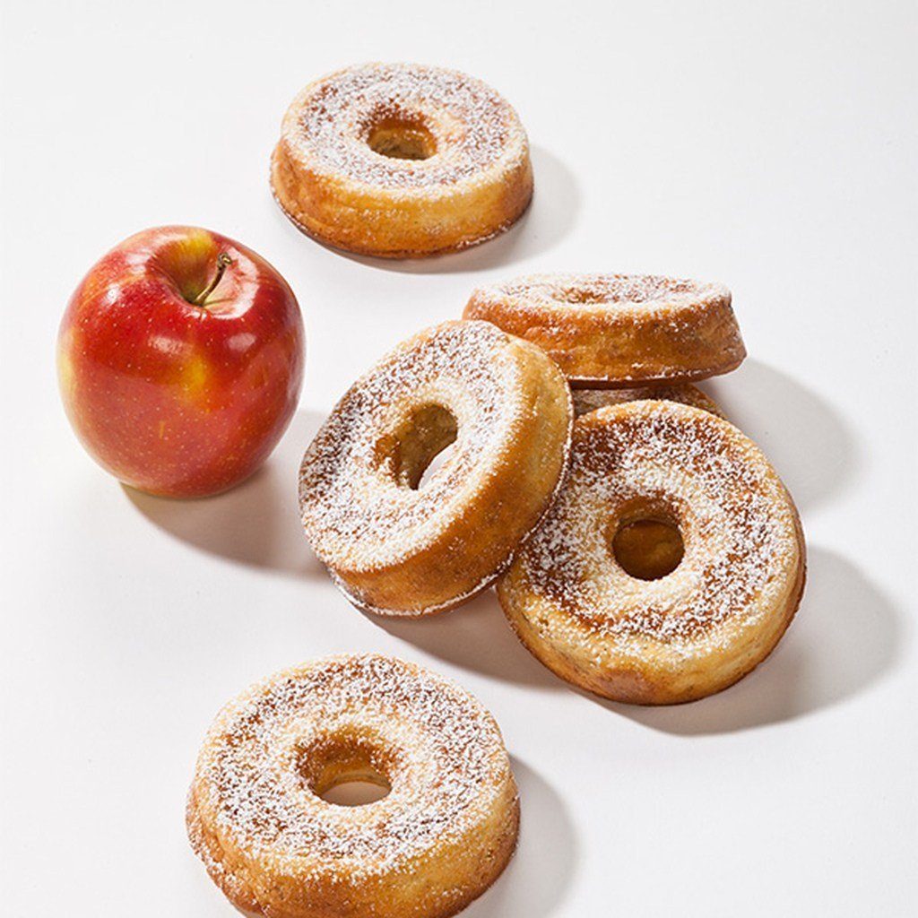 Zenker Backform 8er Apfelküchliblech Apfelküchlein Backblech Apfelkuchenform Muffin