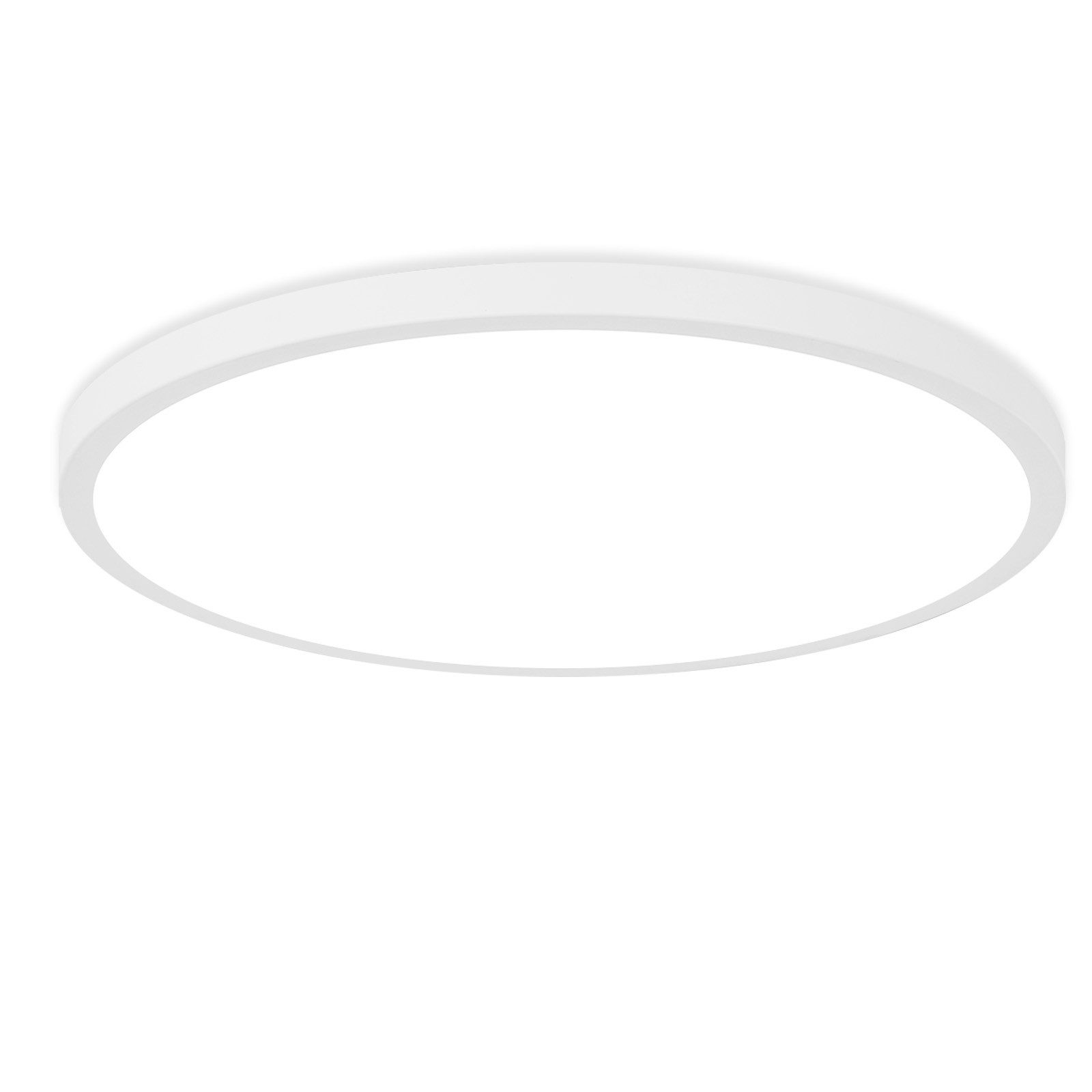 ZMH LED Deckenleuchte Wohnzimmer Rund Schwarz/Weiß günstig online kaufen