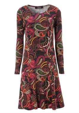 Aniston SELECTED Jerseykleid Paisley-Druck in satten Farben