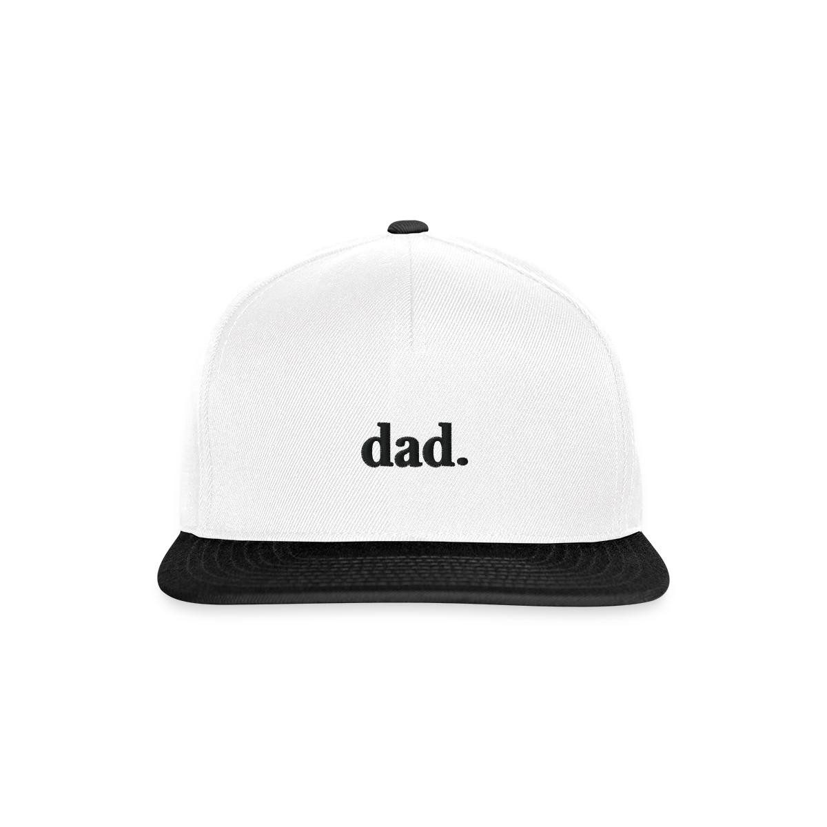 Spreadshirt Snapback Cap Dad Schriftzug Stickerei Snapback Cap (1-St)