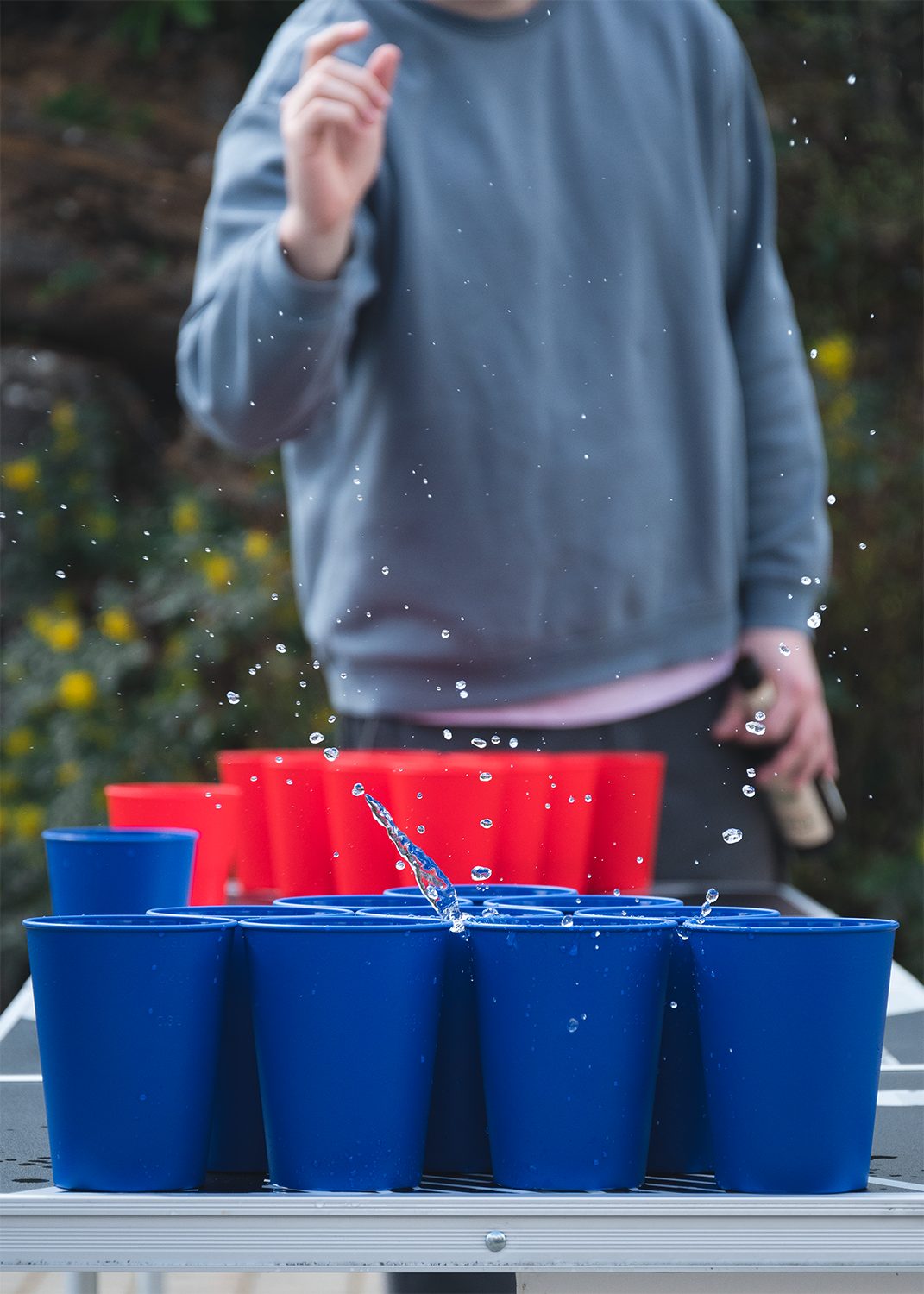 SoPro Mehrwegbecher 22er Mehrweg Bierpong Becher Set spühlmaschinenfest inkl. 3 Bälle