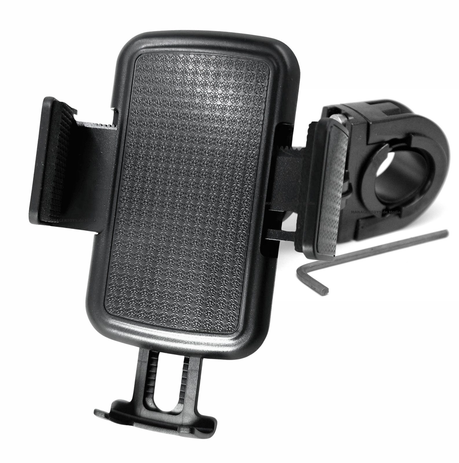 Handy-Halterung Universal Smartphone Lenker Motorrad Fahrrad E-Bike Lenkstangen Halter