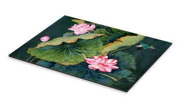 Posterlounge XXL-Wandbild Master Collection, Lotusblüten, Malerei