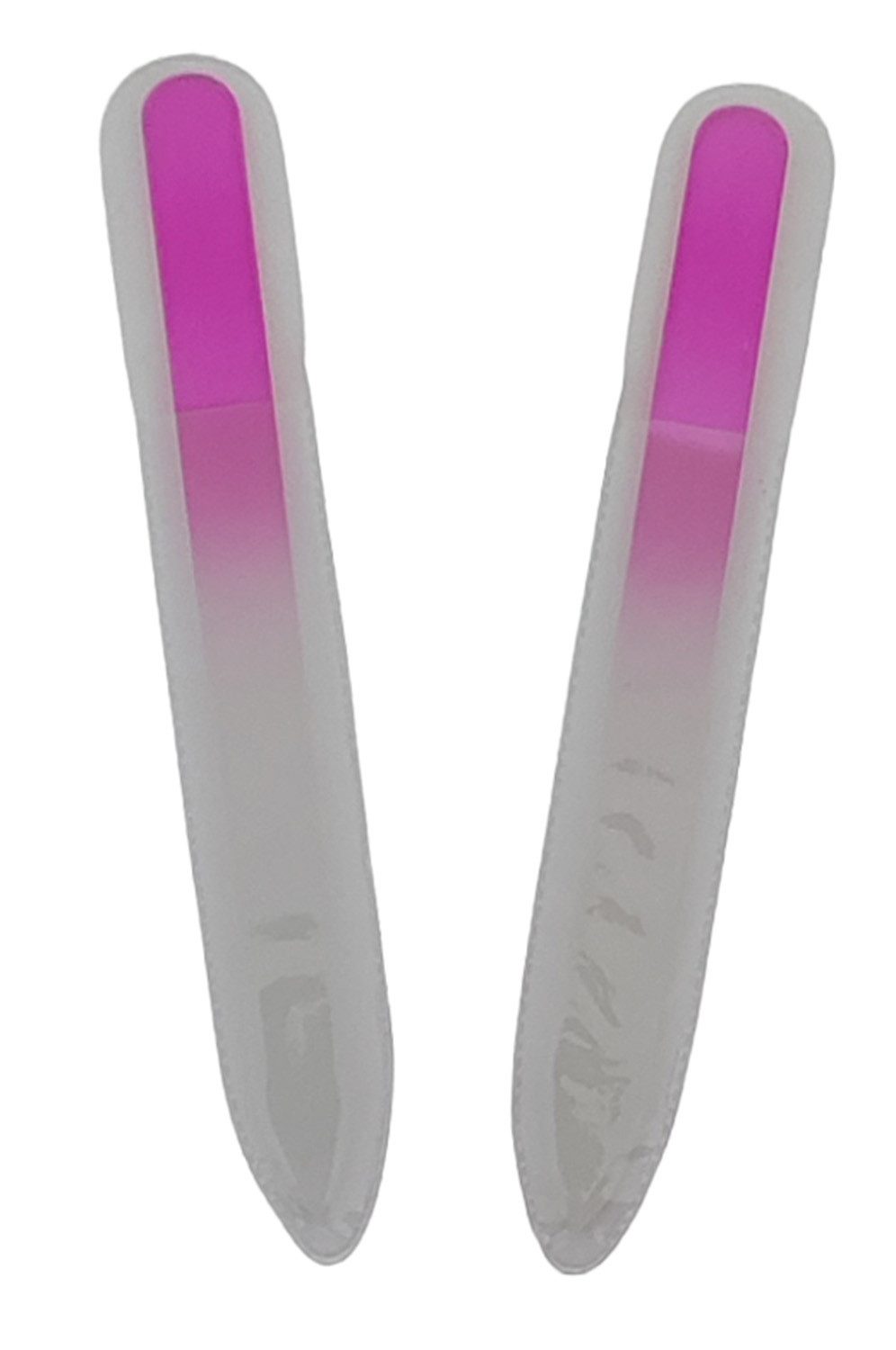HundB Nagelknipser 2er Glas-Nagelfeile 140mm Set, Farben Gemischt, Stück, 2-tlg., Glas-Nagelfeilen, Nagelfeile Glasfeile Maniküre Feile Pflege Werkzeug Beauty Set