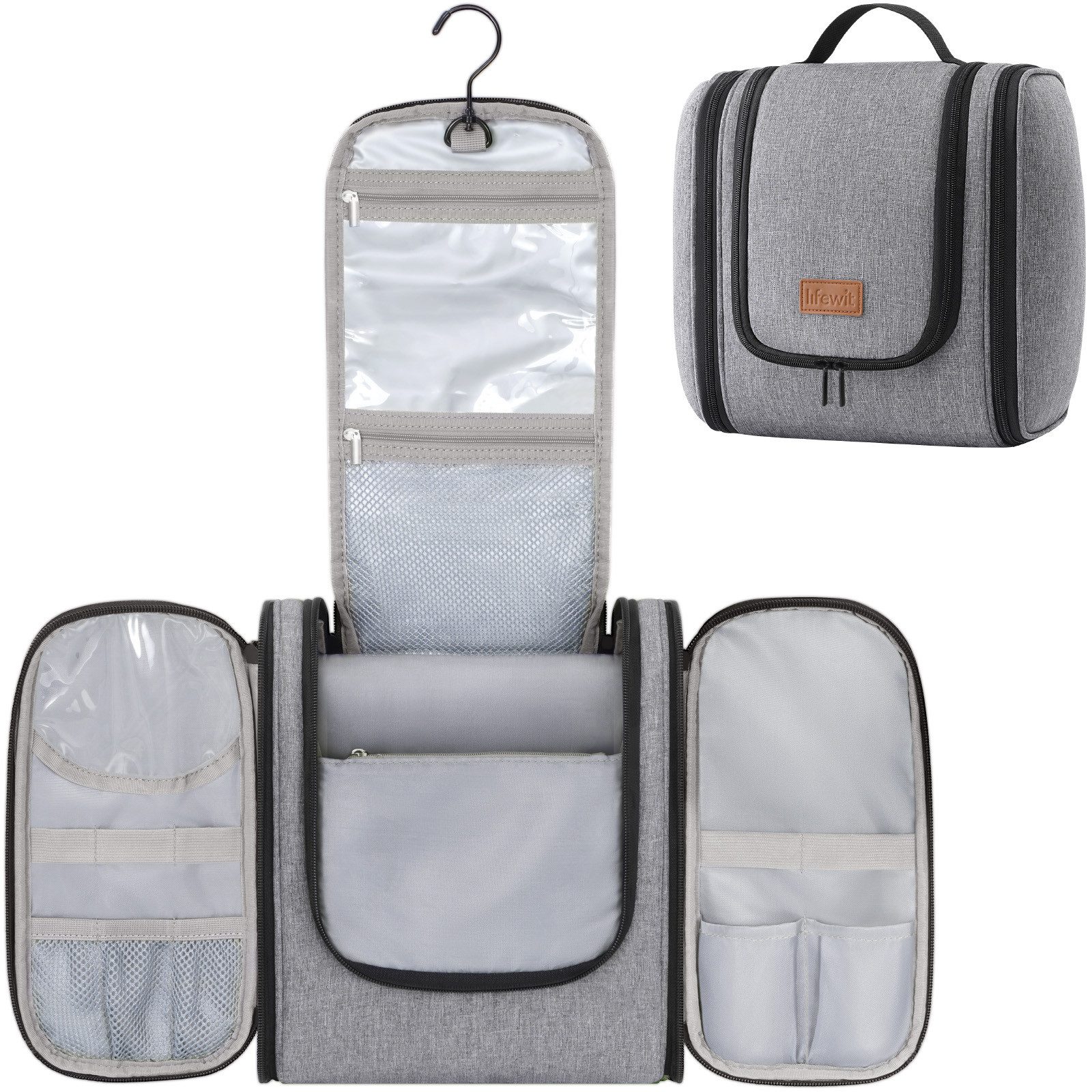 Lifewit Kulturbeutel Große Kulturbeutel, Tragbare Kulturtasche zum Aufhänge günstig online kaufen