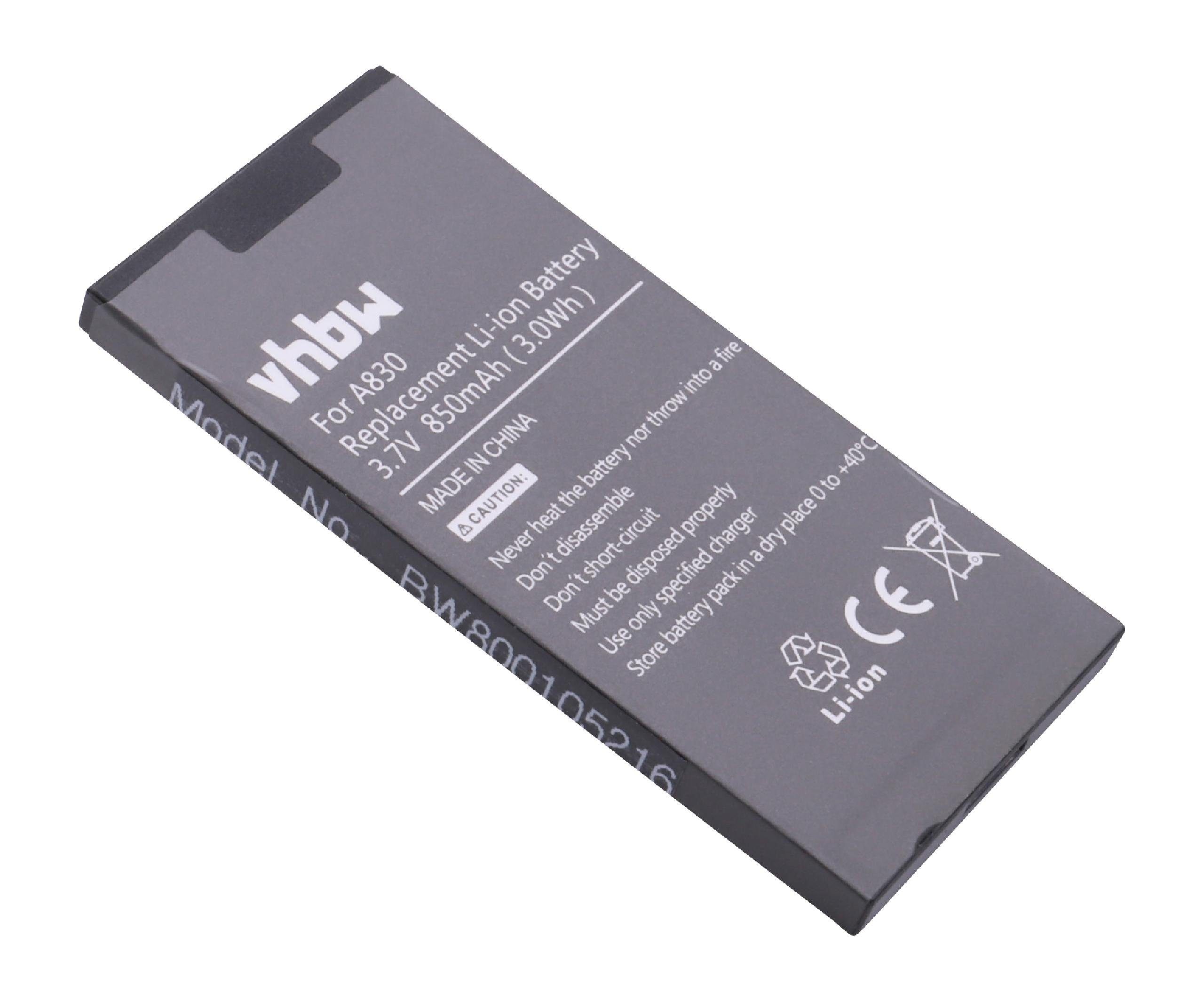 vhbw kompatibel mit Motorola A835, A920, A830, A925 Smartphone-Akku Li-Ion 850 mAh (3,7 V)