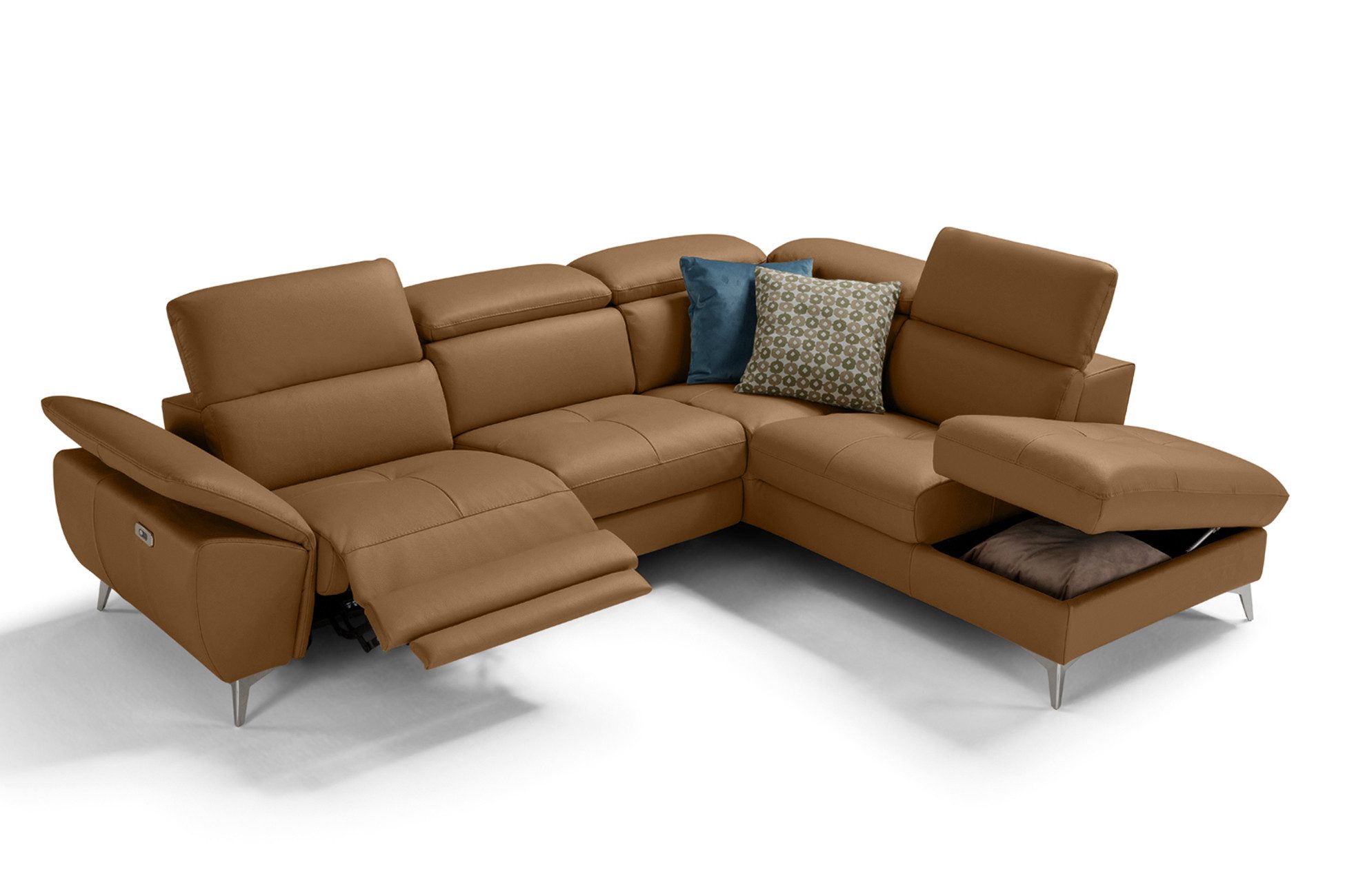 moebeloutlet.de Ecksofa Zürich Ledersofa, mit Relaxfunktion günstig online kaufen
