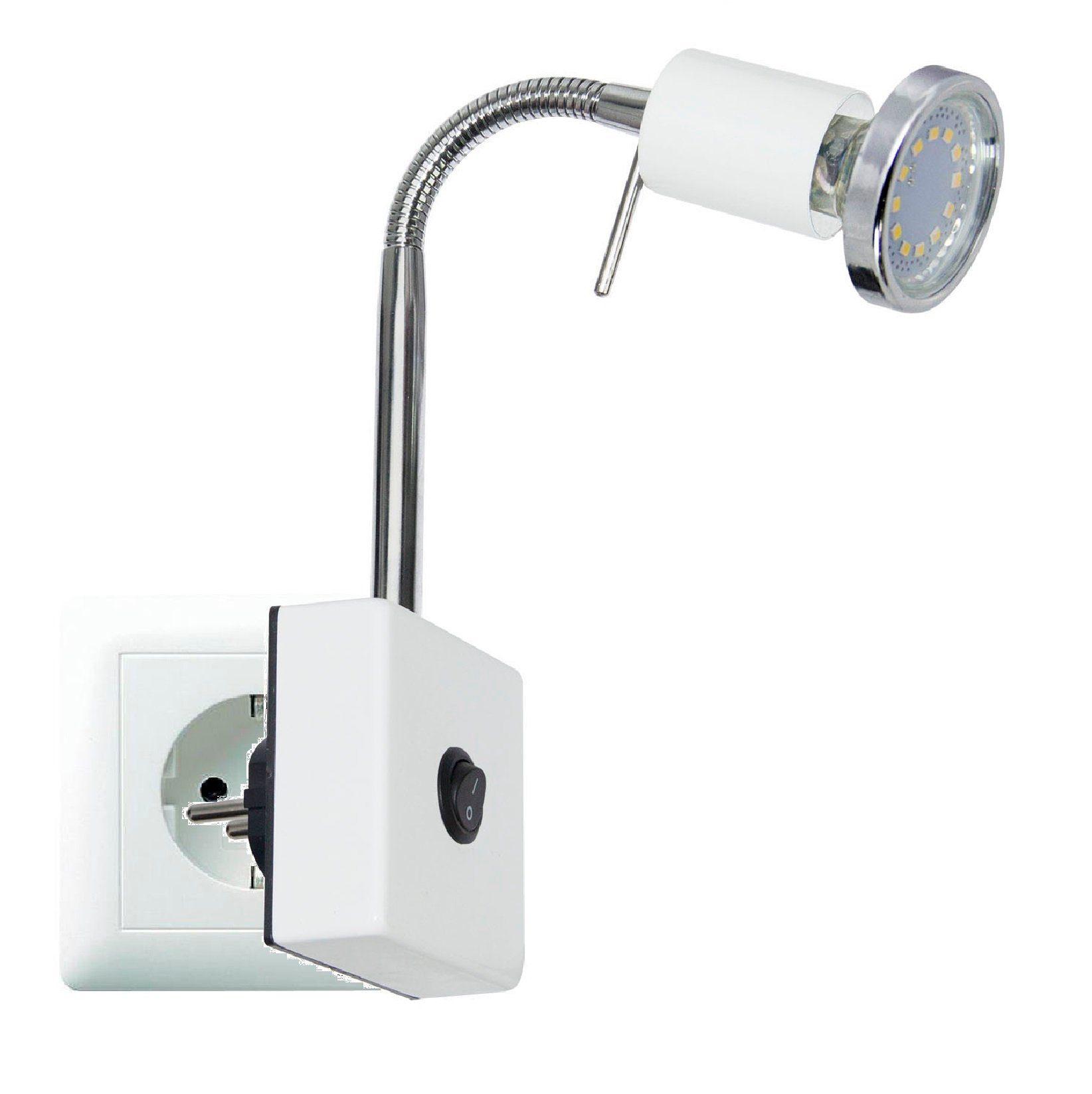 TRANGO LED Nachtlicht, 2607W LED Steckerleuchte *EVIE* Wandleuchte, Leselam günstig online kaufen