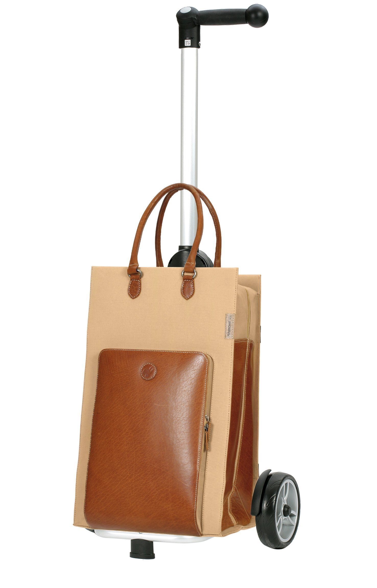 Andersen Einkaufstrolley Tasche Unus Khaki in Charu mit oder Beige Shopper Andersen