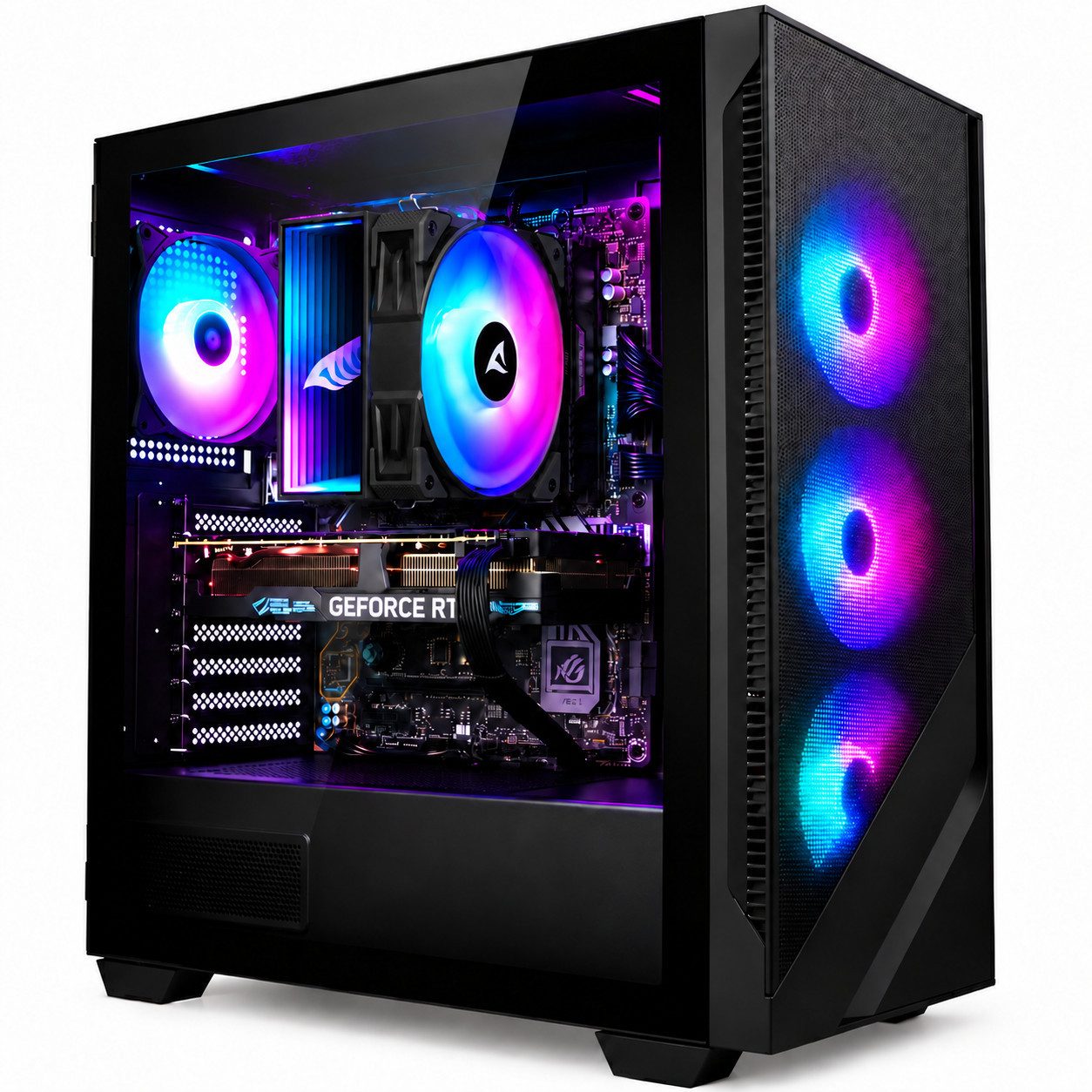 Meinpc R7 5700X mit RTX5060Ti 16GB und 32GB DDR4 RAM Gaming-PC (AMD Ryzen 7 5700X, RTX 5060 Ti, 32 GB RAM, 1000 GB SSD, Luftkühlung, Gamer, Gaming, RGB)