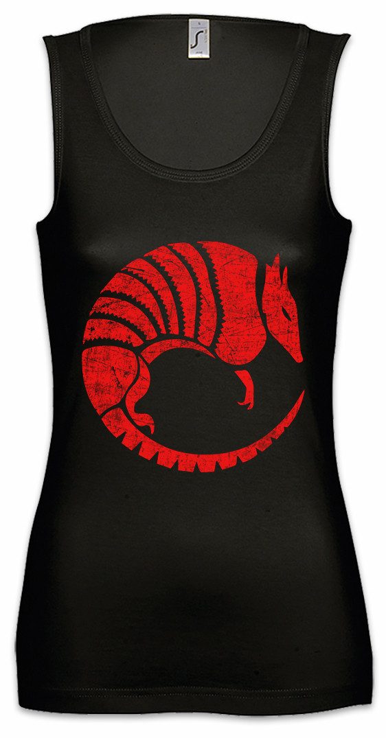 Tanktop Armadillo Territory I Ärmelloses Damen T-Shirt Into The Logo Badlands