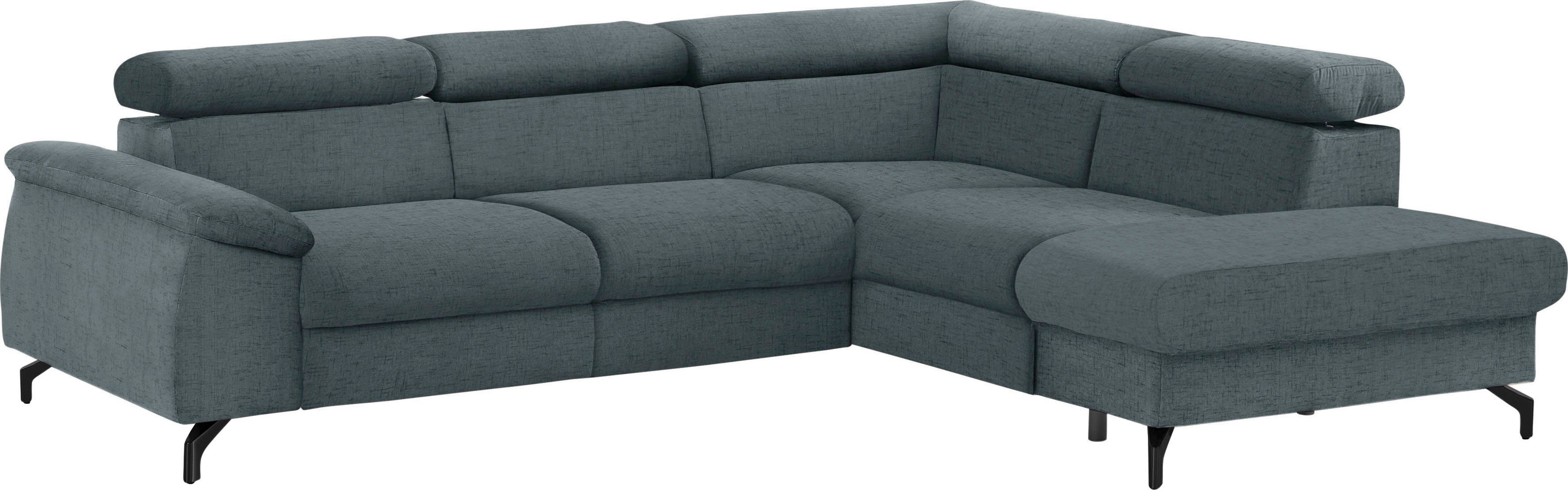 COTTA Ecksofa "Komaris L-Form", mit Kopfteilverstellung, wahlweise mit Bett günstig online kaufen