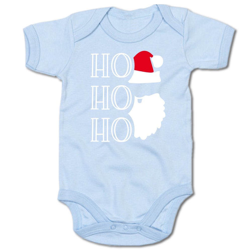 G-graphics Kurzarmbody Ho Ho Ho – Santa Clause Baby Body mit Spruch / Sprüche / Print / Motiv