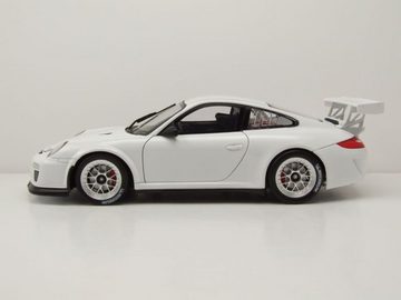 Welly Modellauto Porsche 911 GT3 Cup Street Version weiß Modellauto 1:18 Welly, Maßstab 1:18