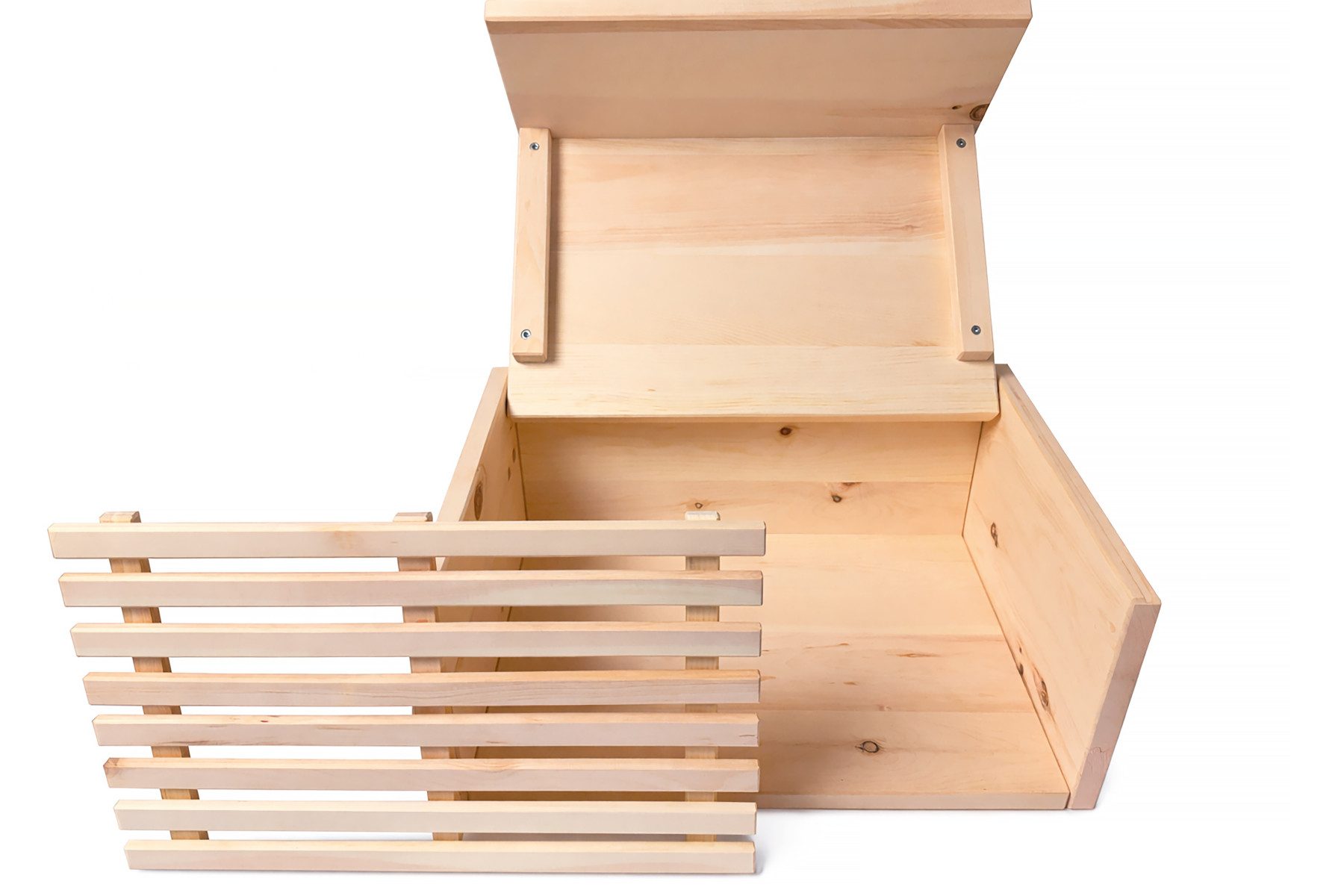 Heubergshop Brotkasten, Zirbenholz, (1-tlg), Zirbenbrotkasten Zirbenbrotdose aus Zirbenholz 40 x 28 x 16,5cm