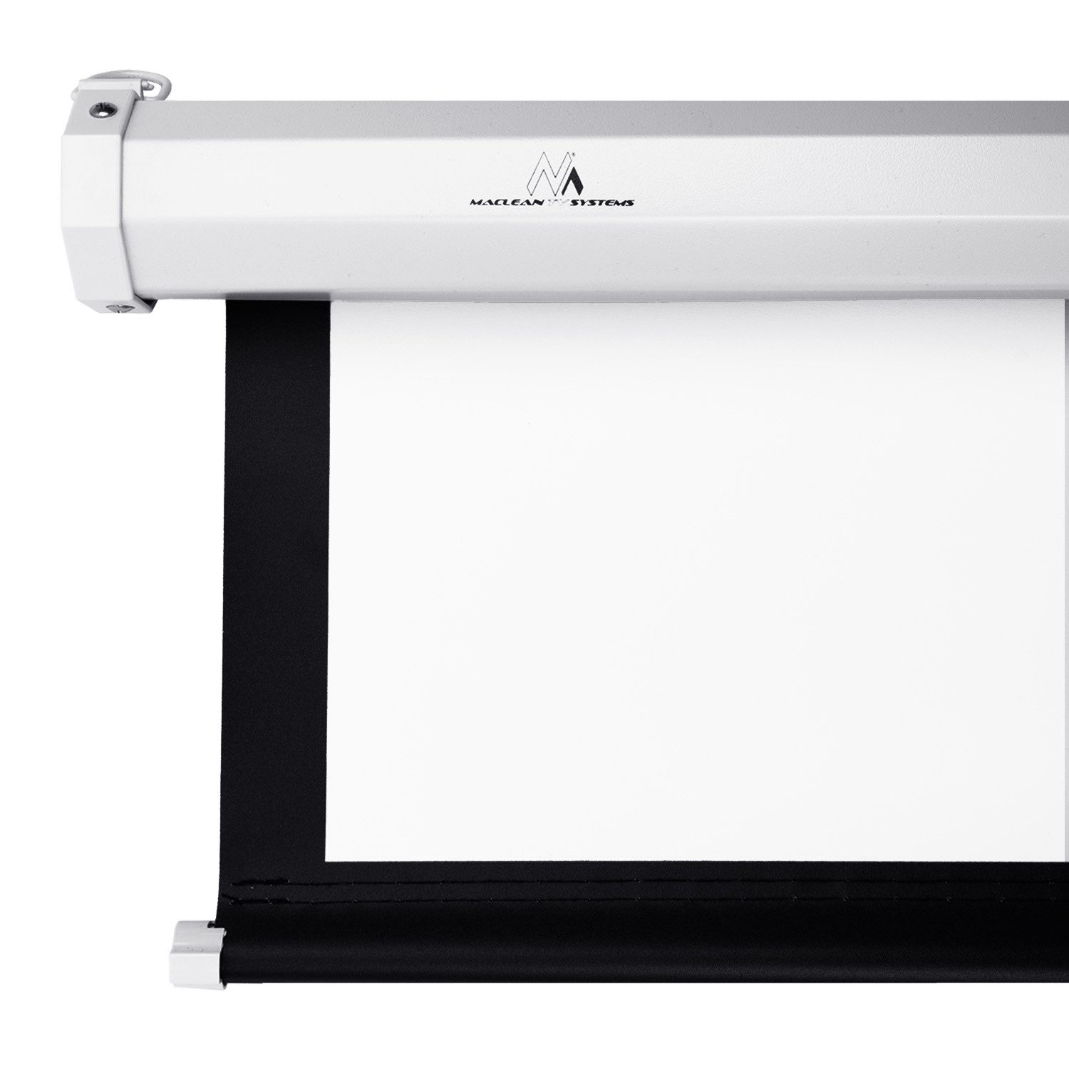 Maclean Leinwand MC-594 Projektionsleinwand 100'' (200 x 150 cm) halbauto, Auto-Lock, mattweiß, Wand- oder Deckenmontage – Bild 5 von 5