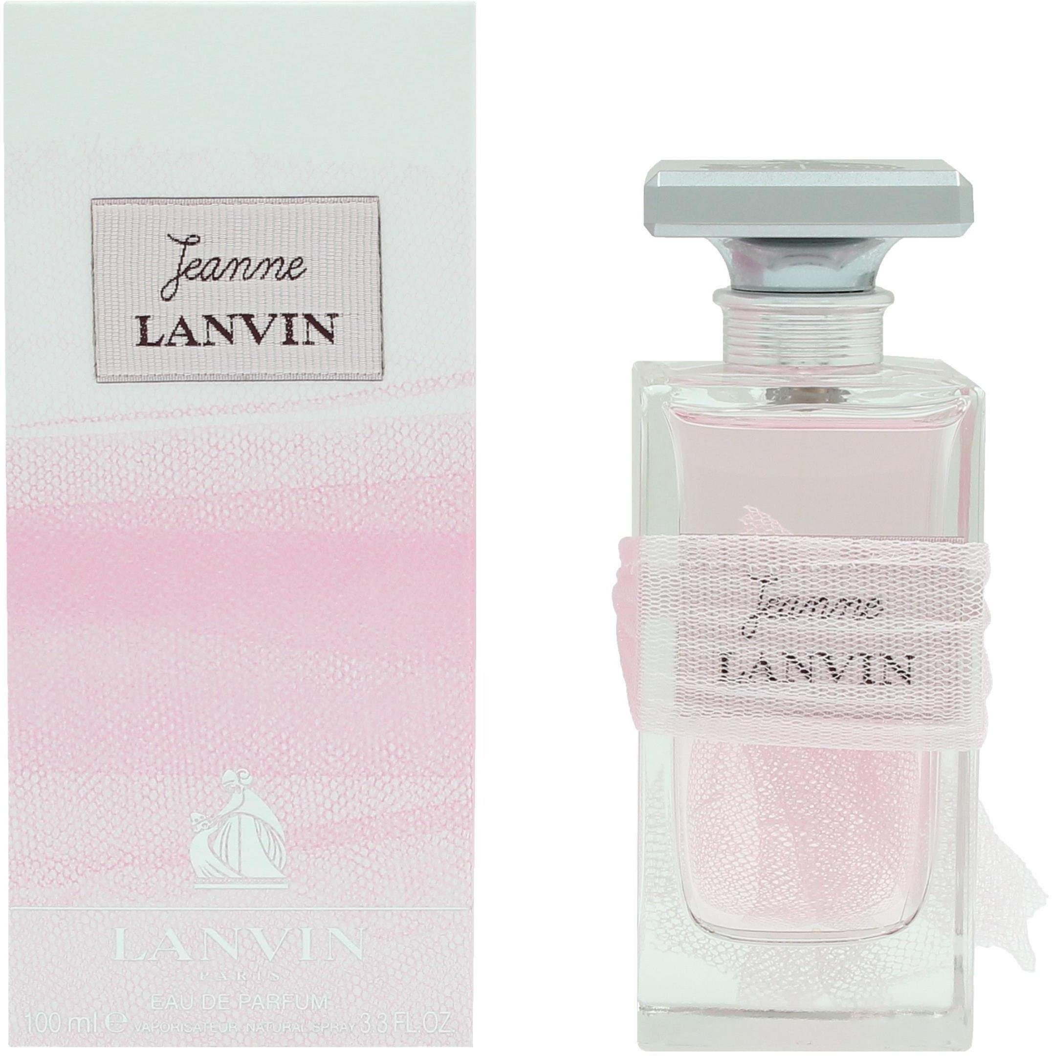LANVIN Eau de Parfum Jeanne, Blumig-fruchtiger Damenduft mit Birne, Pfingstrose und Sandelholz.
