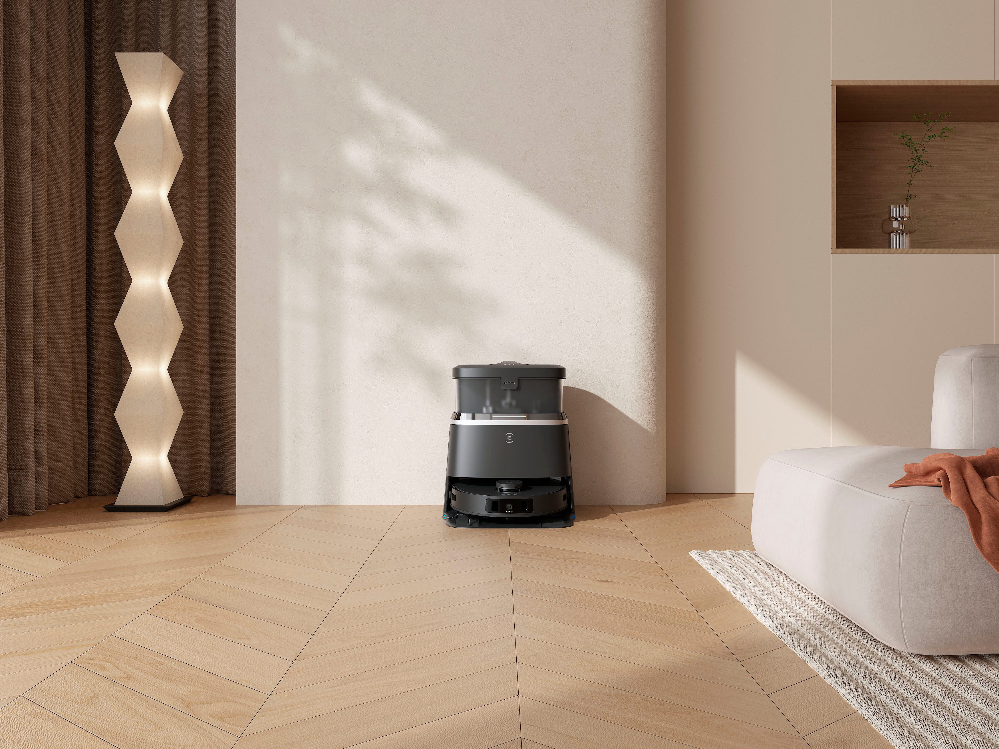 ECOVACS Nass-Trocken-Saugroboter mit Wischfunktion DEEBOT T30 OMNI, 11.000PA, Mini OMNI Station, Mopphebesystem, Adaptive Kantenreinigung