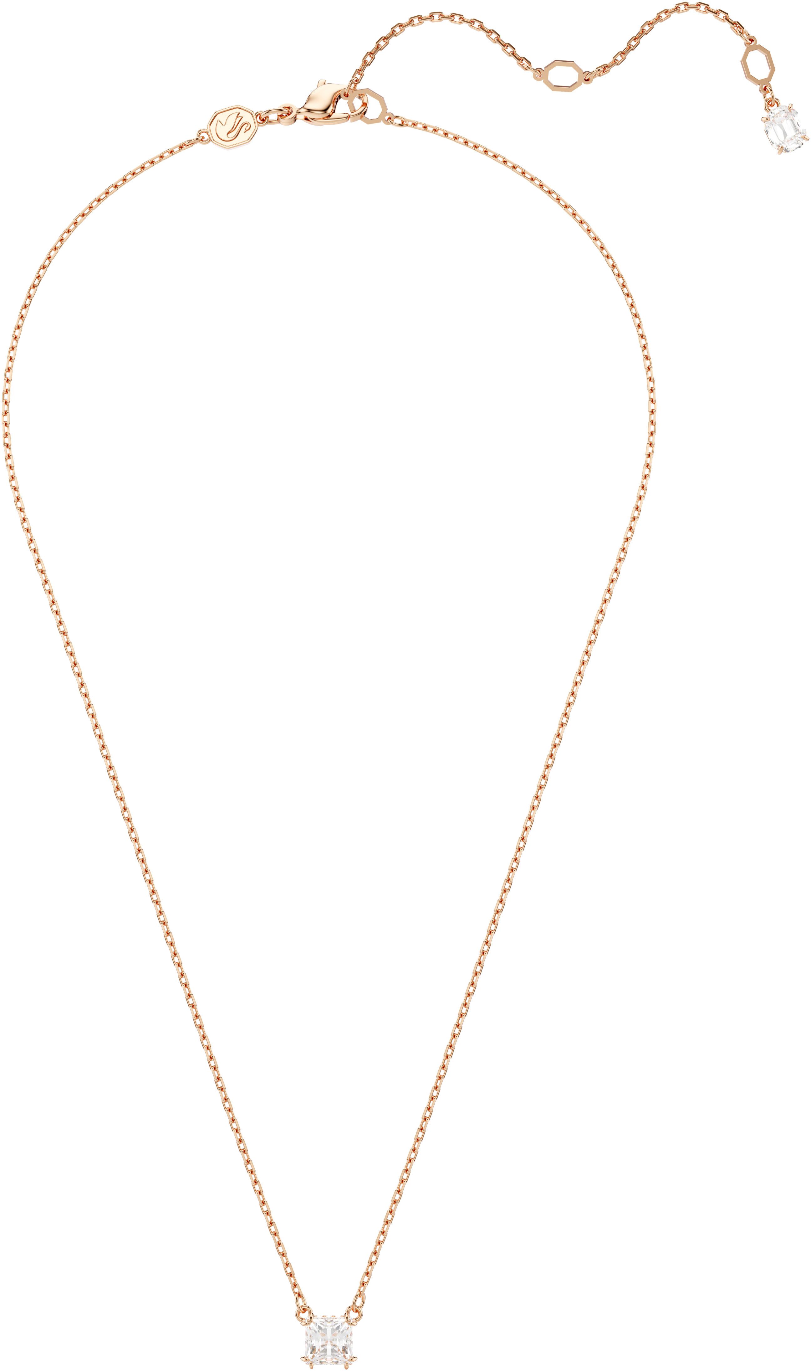 Swarovski Kette mit Anhänger Stilla Square Attract, mit Swarovski® Zirkonia (synth)
