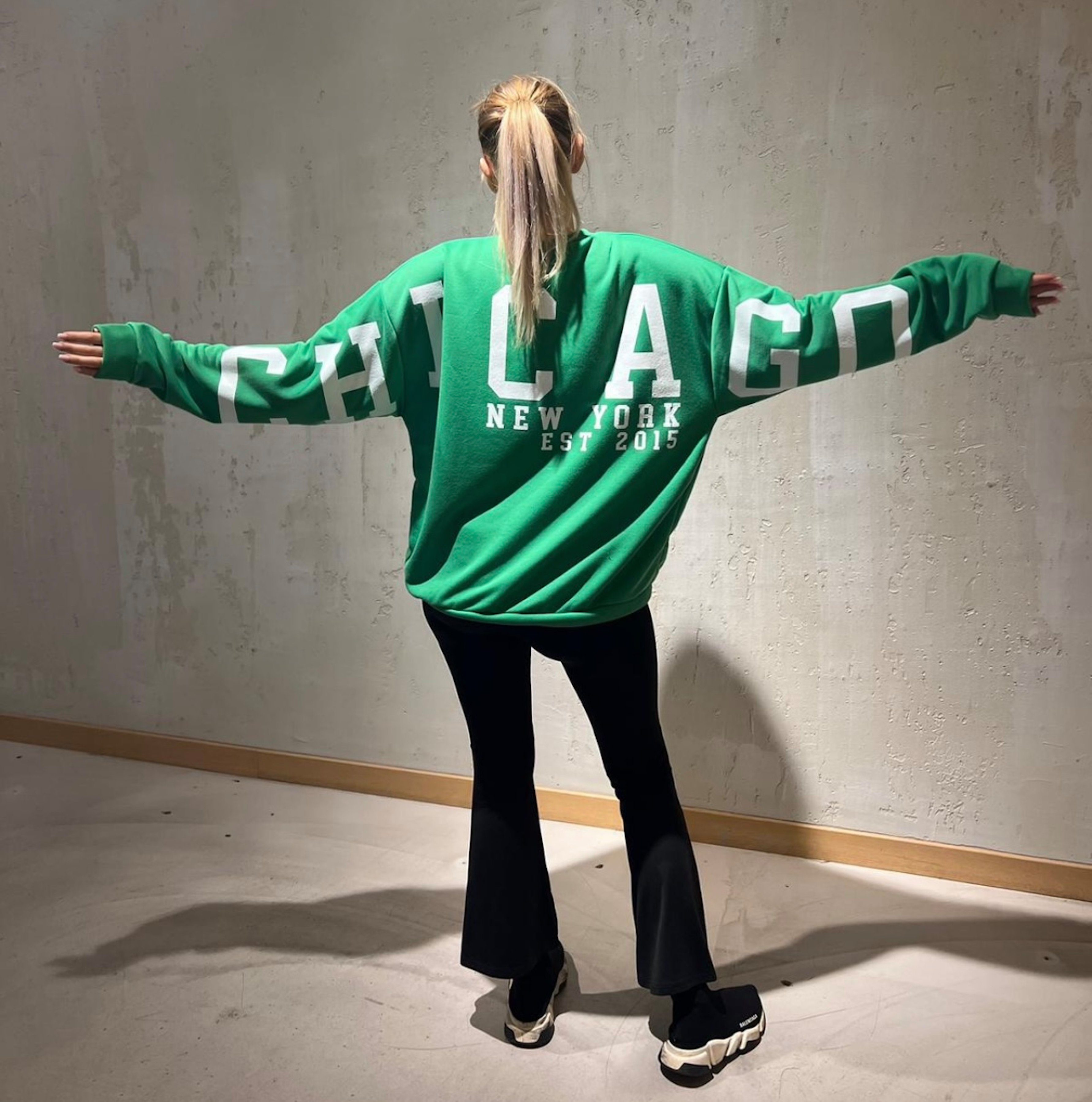 Worldclassca Longsweatshirt Worldclassca Oversized Sweatshirt CHICAGO günstig online kaufen