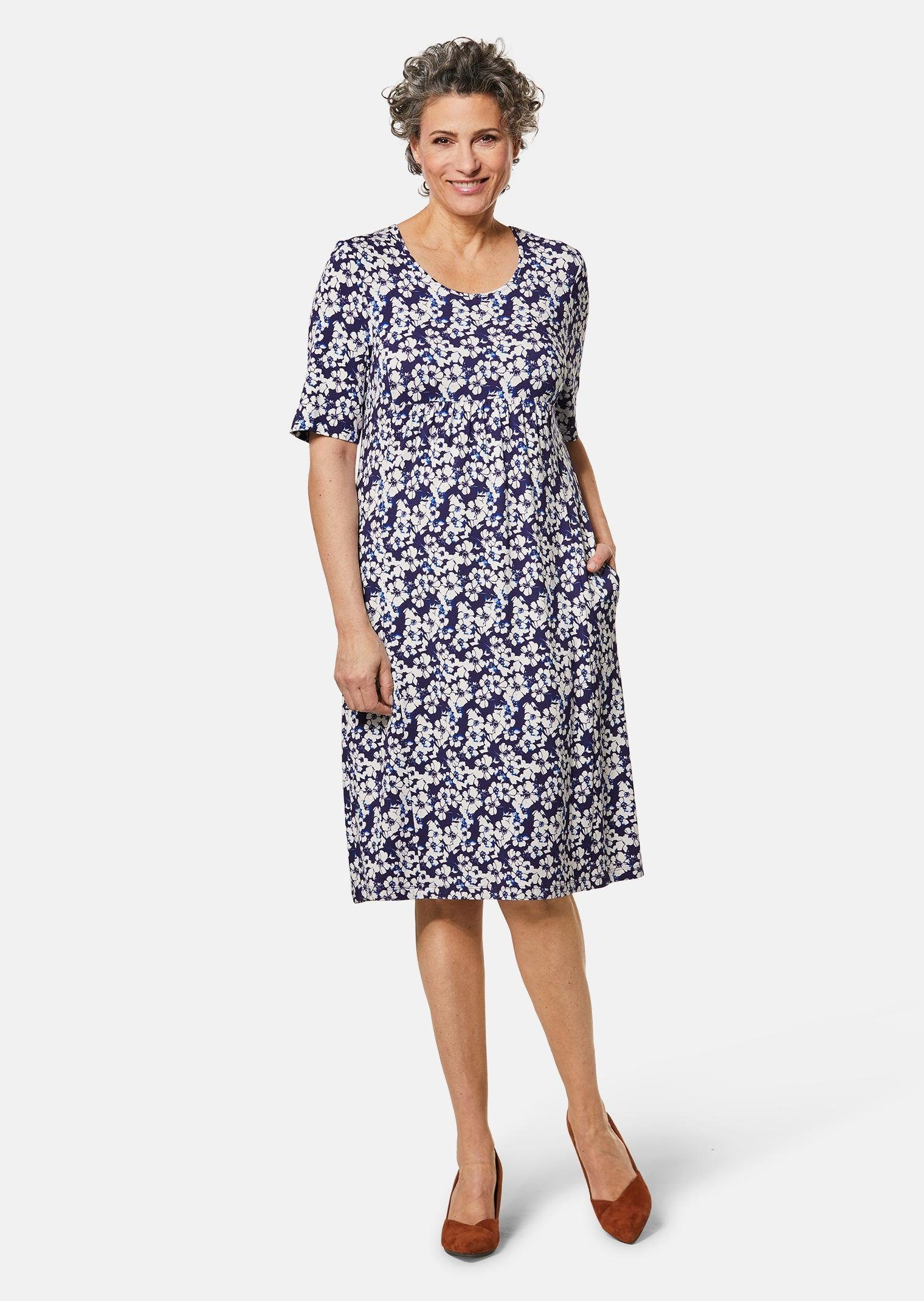 GOLDNER Druckkleid Elastisches Jerseykleid mit modischem Druck