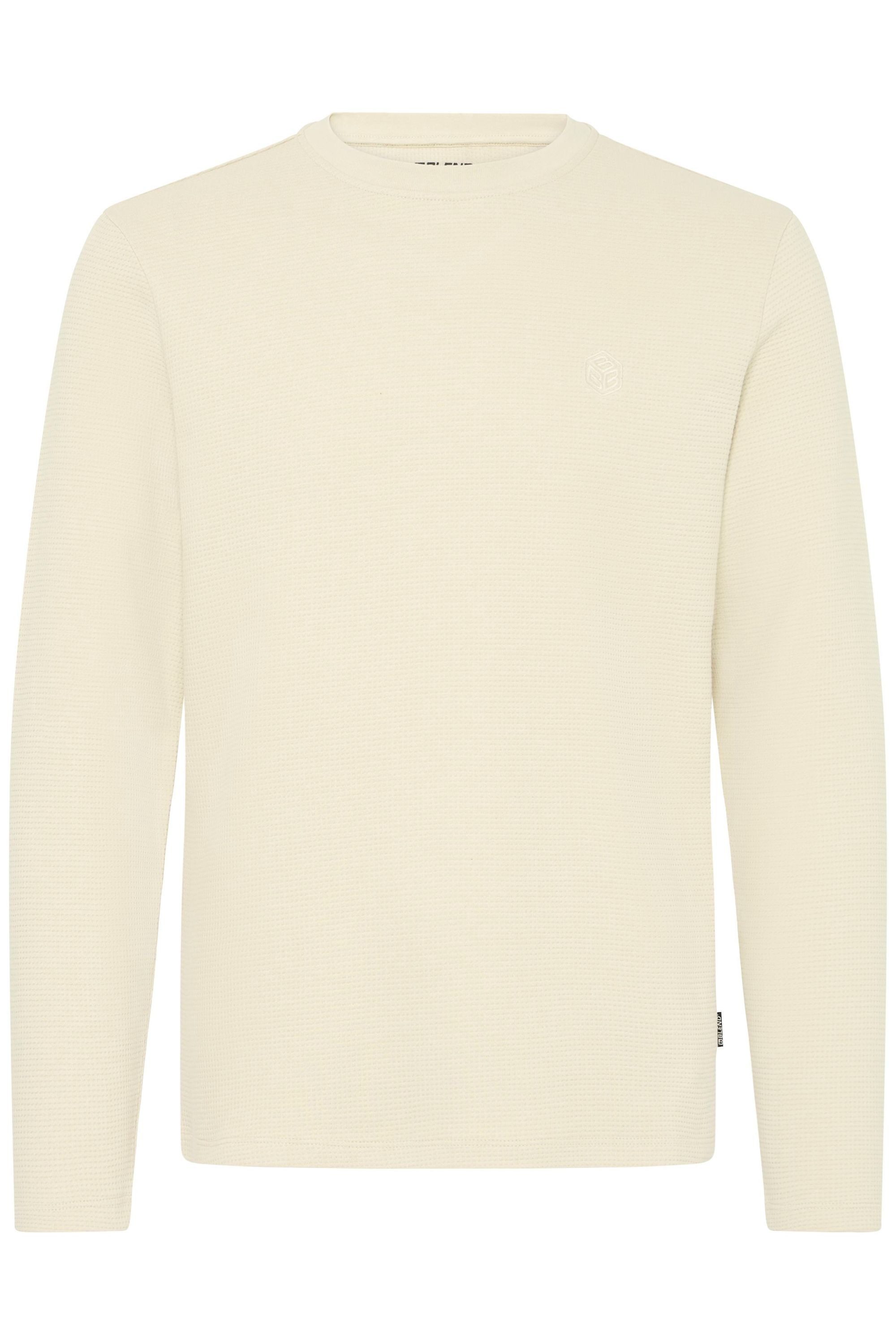 Blend Langarmshirt BHForta Basic Longsleeve mit Rippkragen