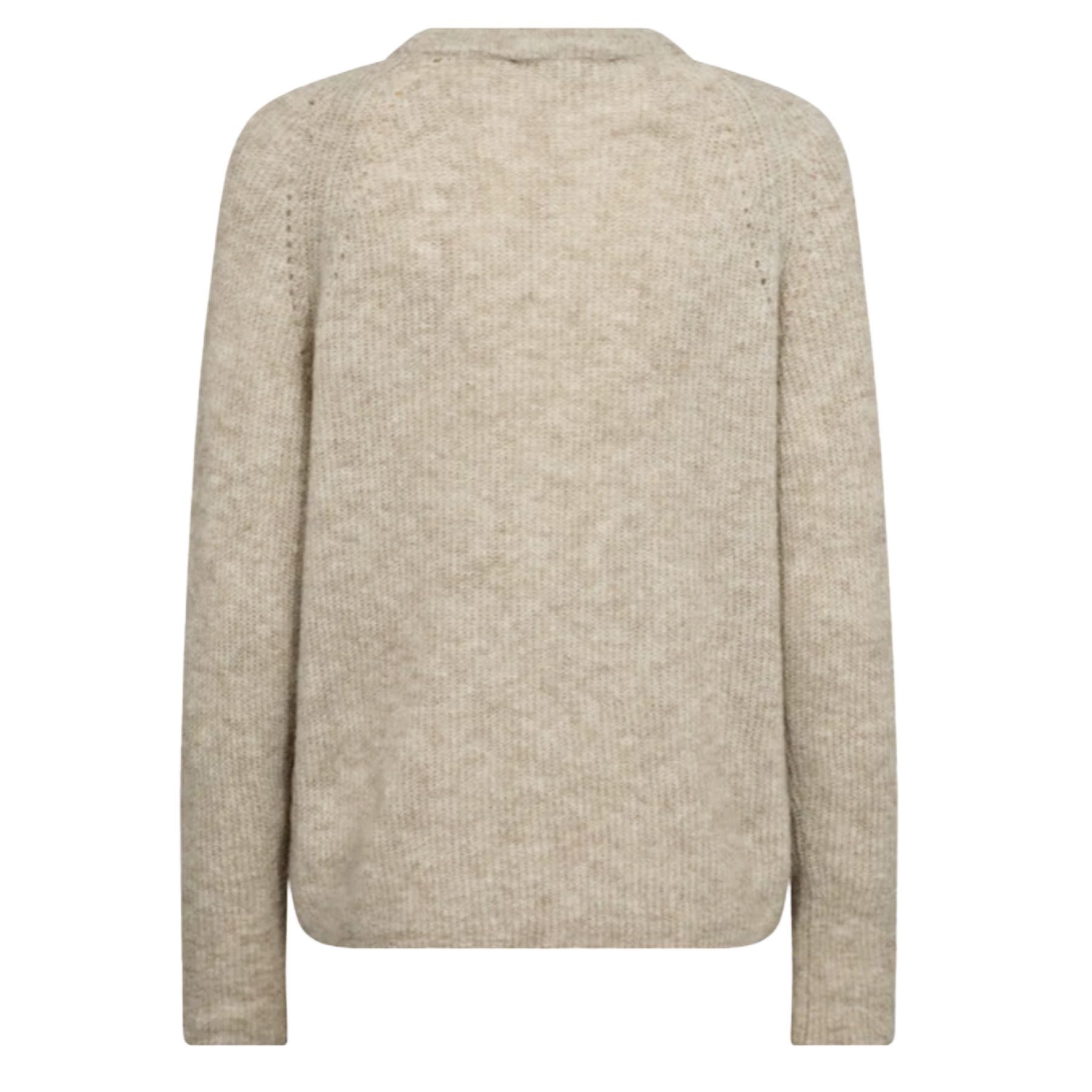 Mos Mosh Strickpullover MOS MOSH Pullover TAMMY THORA mit Alpaka - Feather Gray