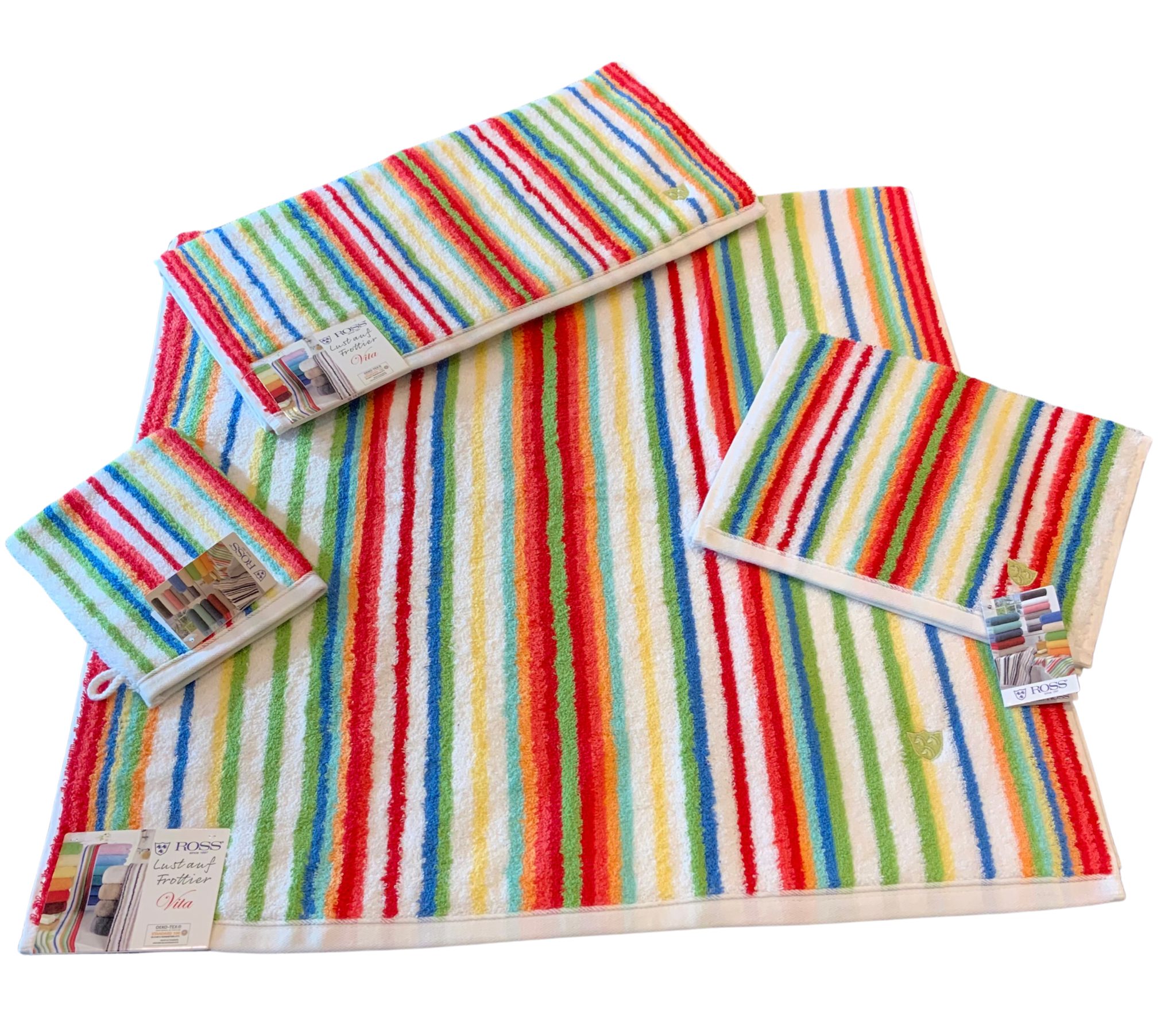 ROSS Saunatuch Multicolor, Frottier (Packung, 1-St), günstig online kaufen