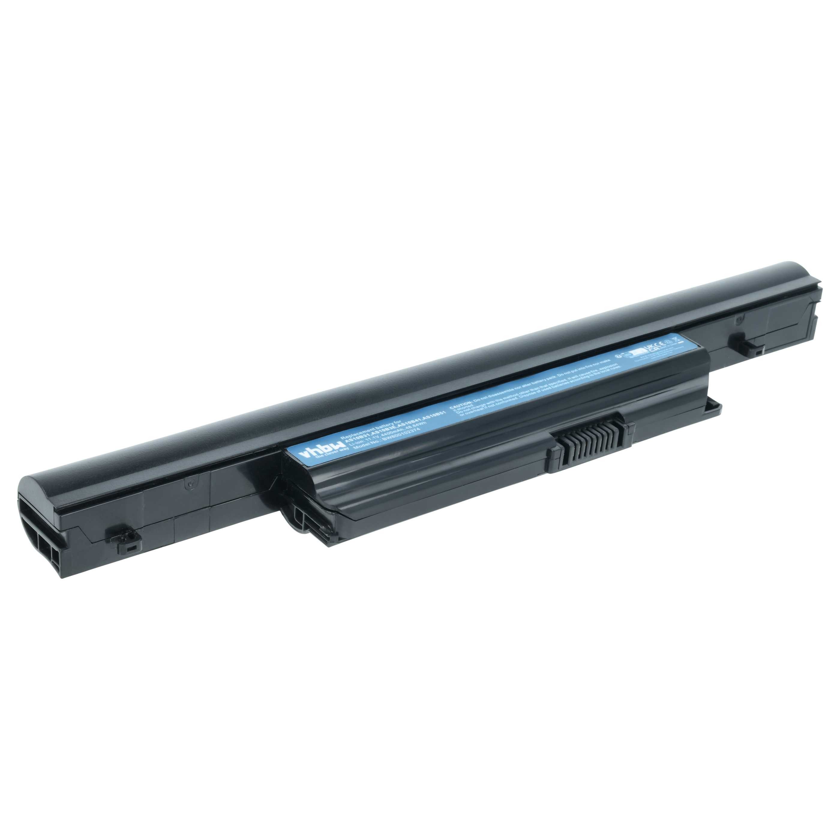 vhbw Akku passend für Acer Aspire 7745G, 5820TG-464G75MN, 5820TG-522G50MN, Laptop-Akku Akku Li-Ion 4400 mAh (11,1 V, 1 St), Leistungsfähiger Austausch-Akku für Notebook, Wiederaufladbar, Jede