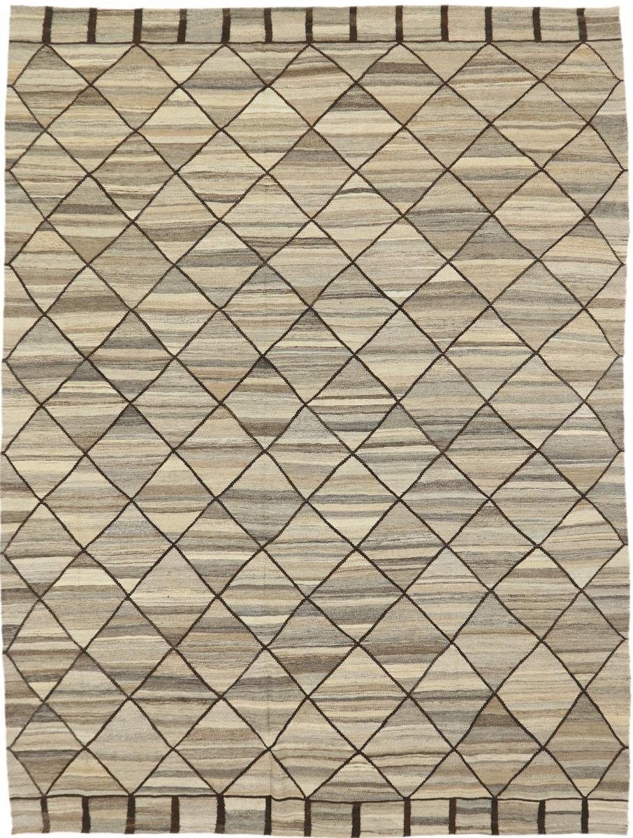 Orientteppich Kelim Berber Design 258x347 Handgewebter Moderner Orientteppich, Nain Trading, rechteckig, Höhe: 3 mm