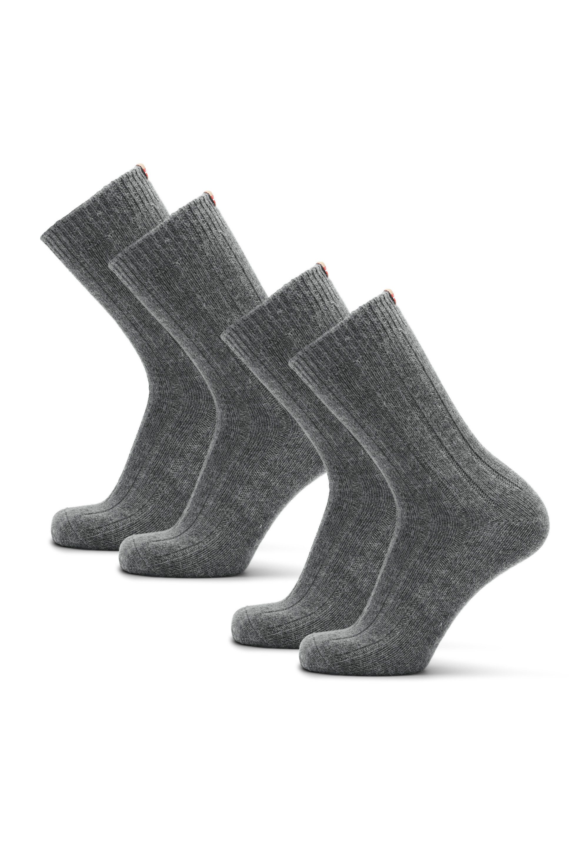 DANISH ENDURANCE Basicsocken Alpaca Wool 2 Paar kuschelige Alpaka-Socken – warme Thermosocken Unisex