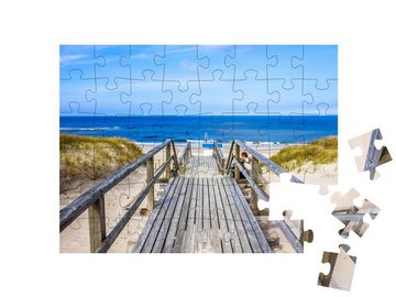 puzzleYOU Puzzle »Der Weg zum Strand von Westerland, Sylt«, 48 Puzzleteile, puzzleYOU-Kollektionen 48 Teile, 200 Teile, 100 Teile, 500 Teile, 1000 Teile, Bestseller, 2000 Teile