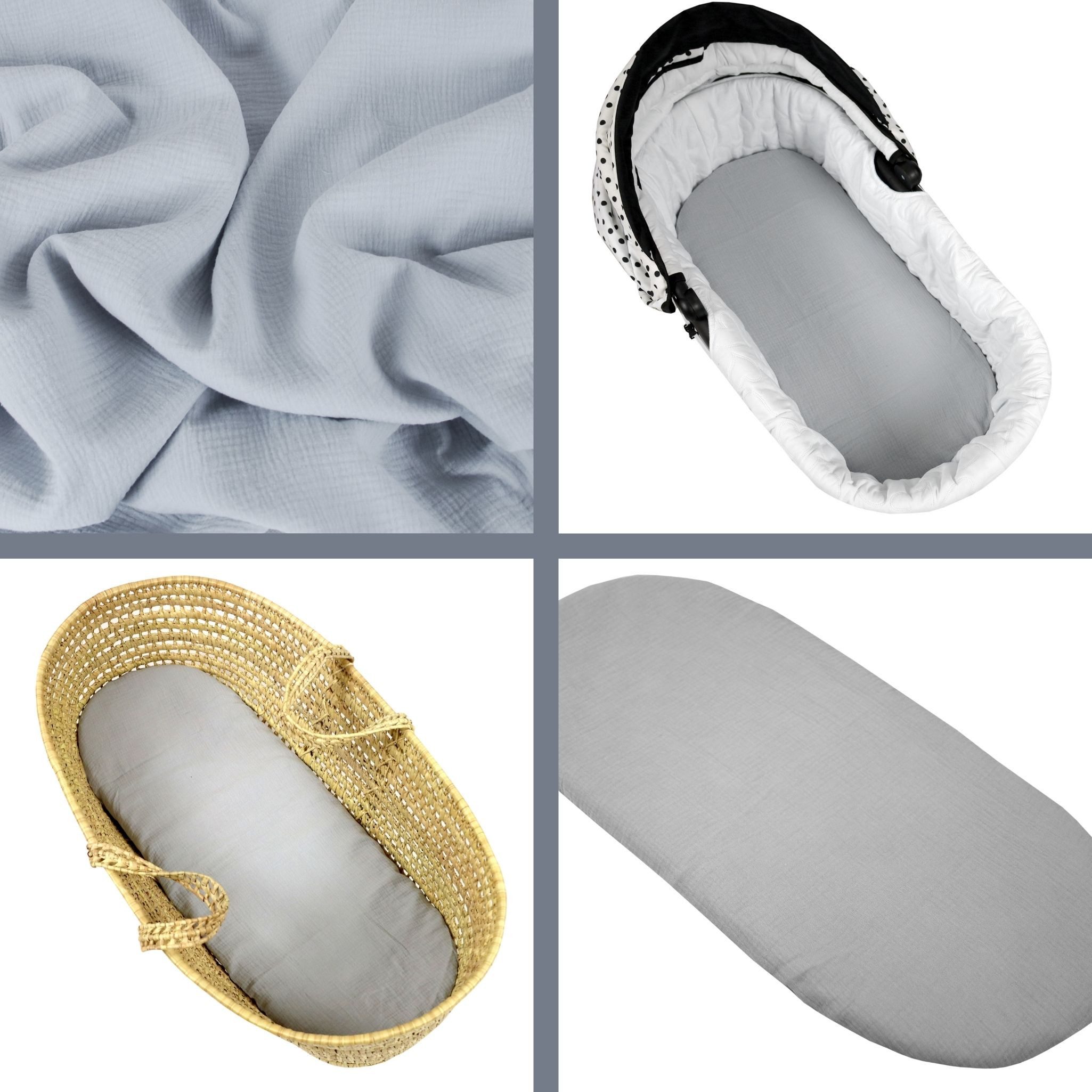 BabyLux Spannbettlaken Musselin Set – 3er günstig online kaufen