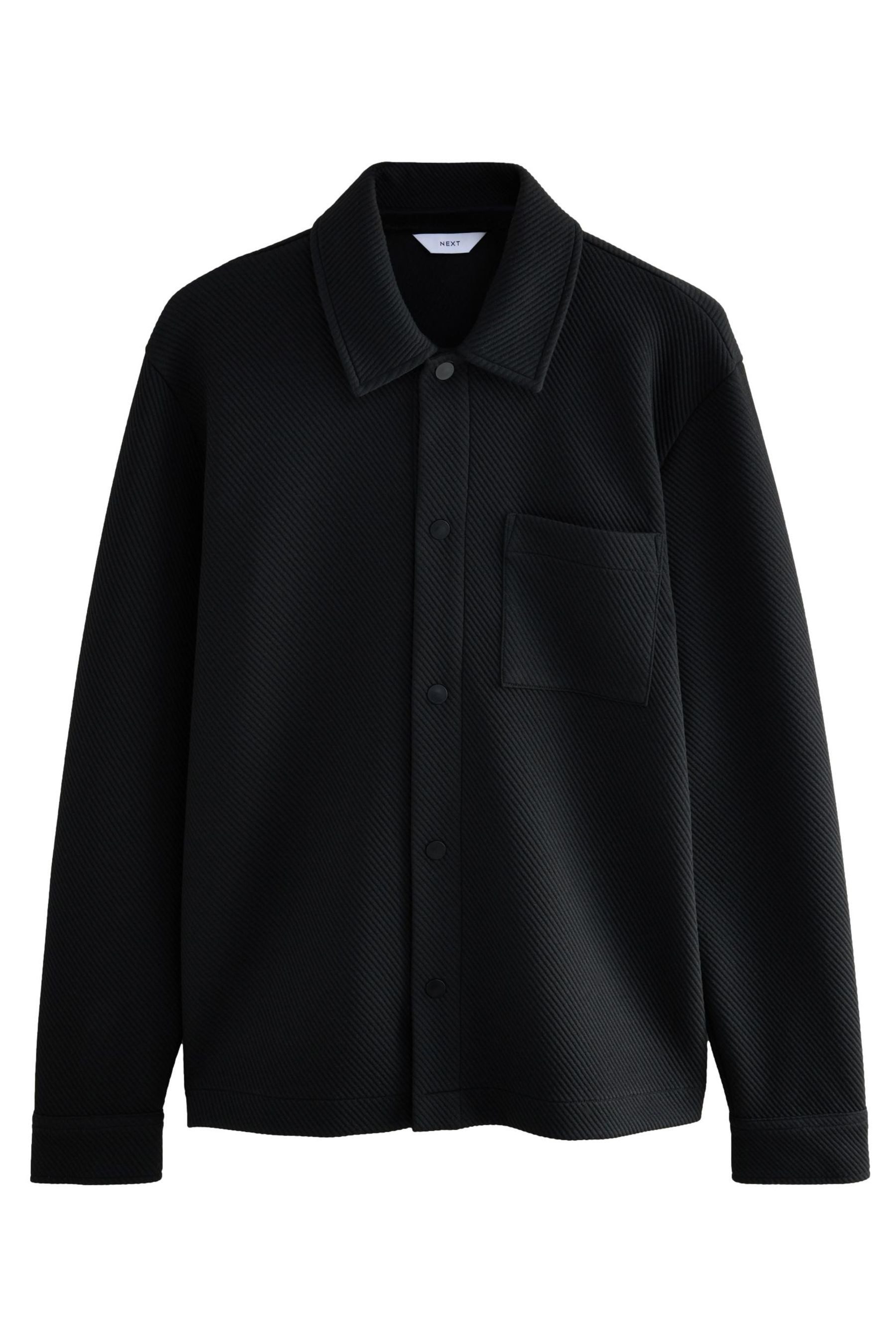 Next Hemdjacke Diagonal strukturierte Jersey-Hemdjacke (1-St) günstig online kaufen