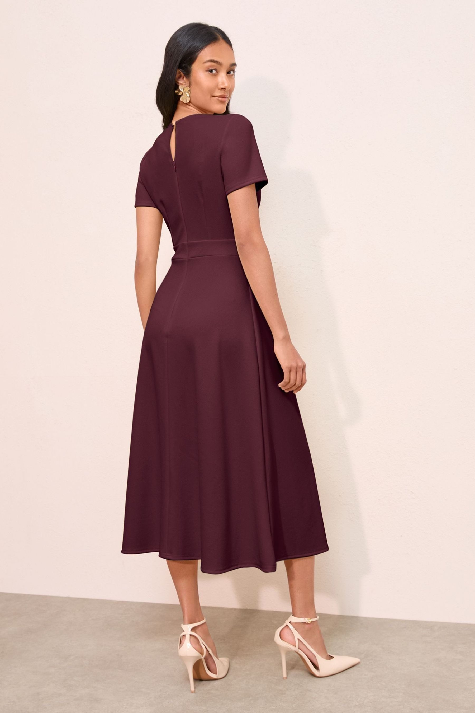 Friends Like These Midikleid Friends Like These Kurzärmeliges Midikleid, Pe günstig online kaufen