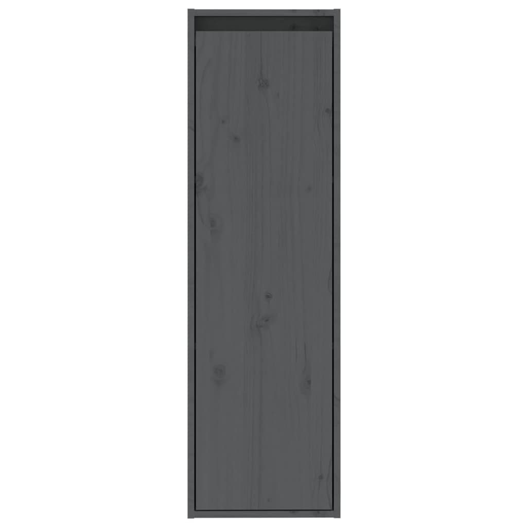 Grau 2 cm Wandregal Kiefer Wandschränke Stk. 30x30x100 furnicato Massivholz