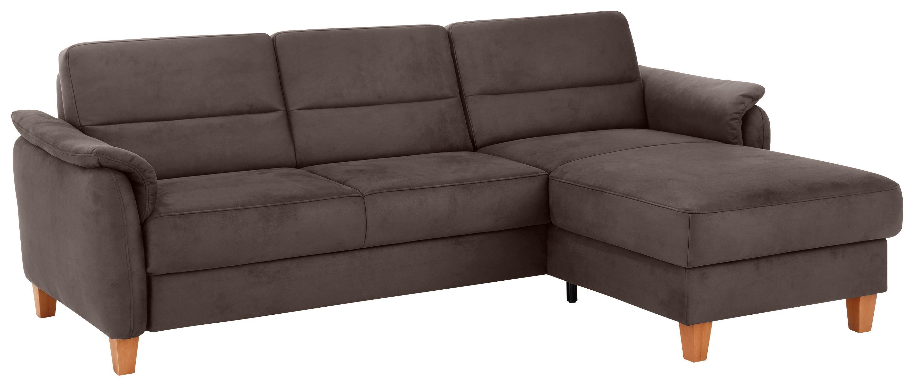 Home affaire Ecksofa Palmera L-Form, Federkern, günstig online kaufen