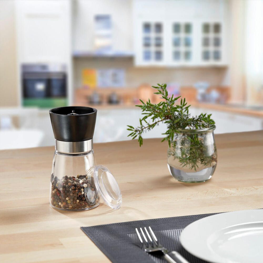 WESTMARK Salz-/Pfeffermühle Set Gewürzmühlen »Blacky«, 2tlg, mit Keramikmahlwerk – Bild 4 von 4