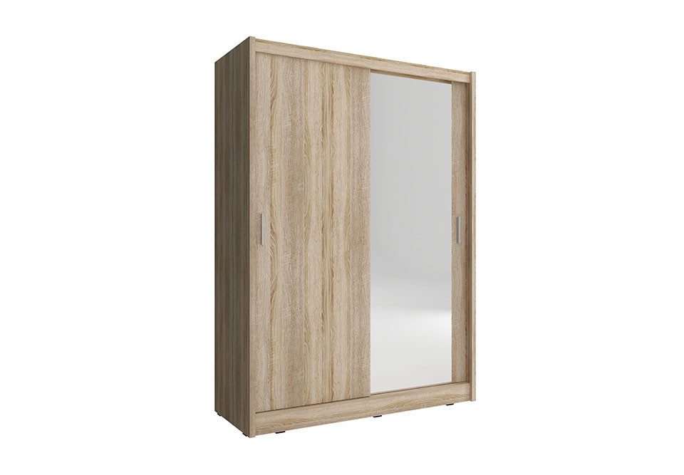 Xlmoebel Kleiderschrank Vielseitiger Aufbewahrungsschrank mit Regalen und modernem Design (Kleiderschrank MAJA 150) Hergestellt in Europa