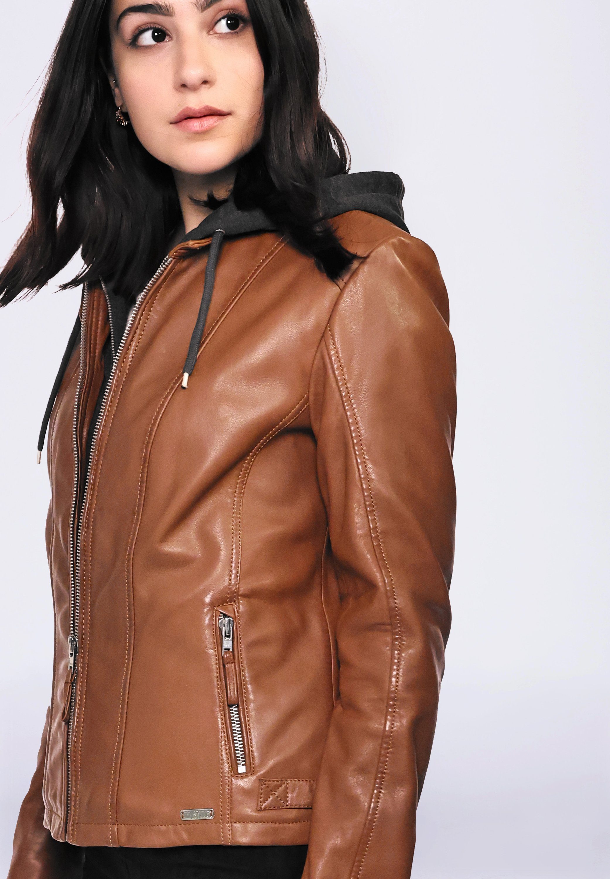 MUSTANG 31020256 cognac Lederjacke