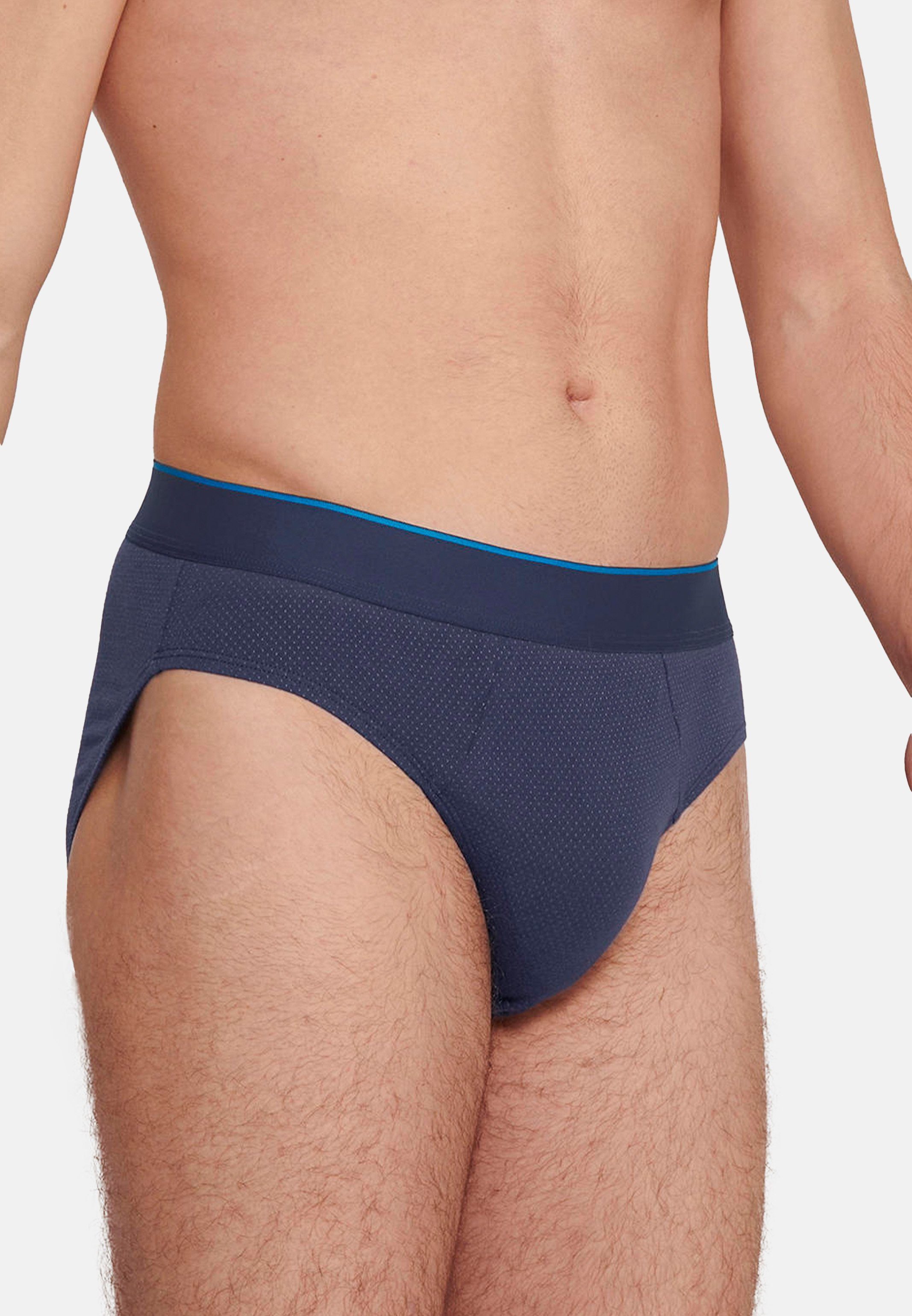 Eingriff - - Unterhose / Slip - 4-St) Sloggi Baumwolle 4er Combination (Spar-Set, Slip Ohne Airy EVER Pack Blue-Dark