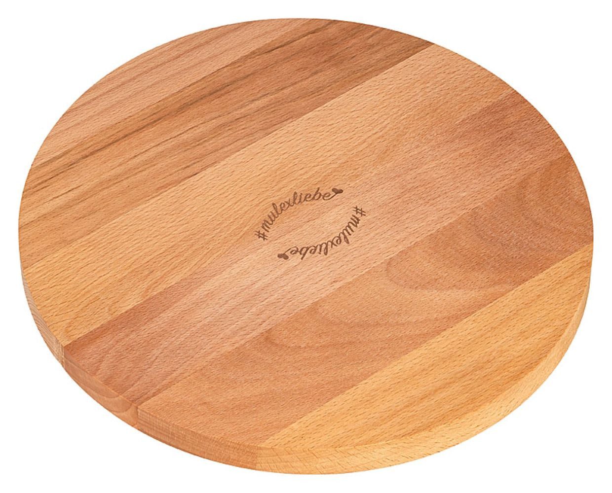 Servierbrett #mulexliebe Servierplatte rund