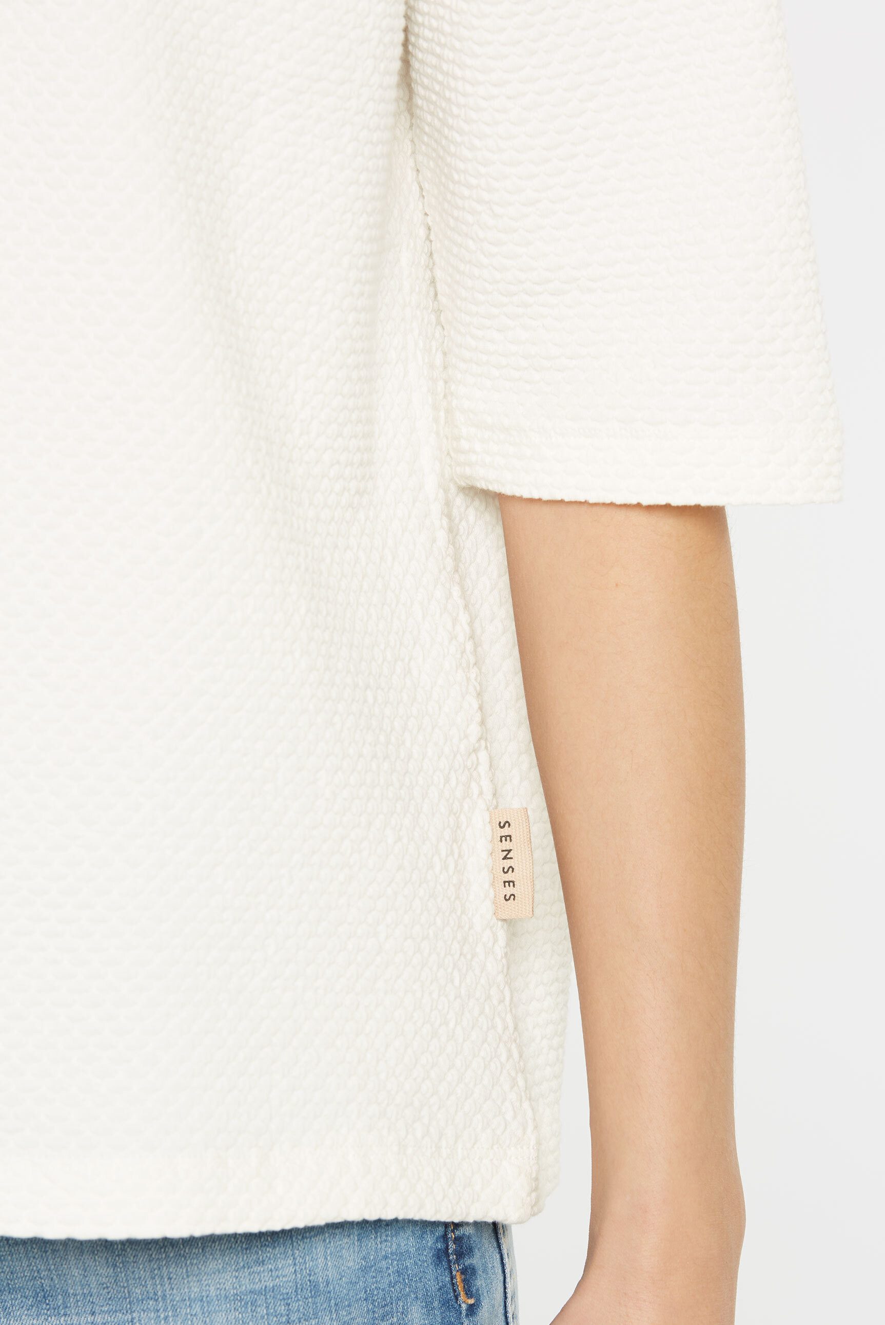 SENSES.THE LABEL Sweater in moderner Boxy-Form